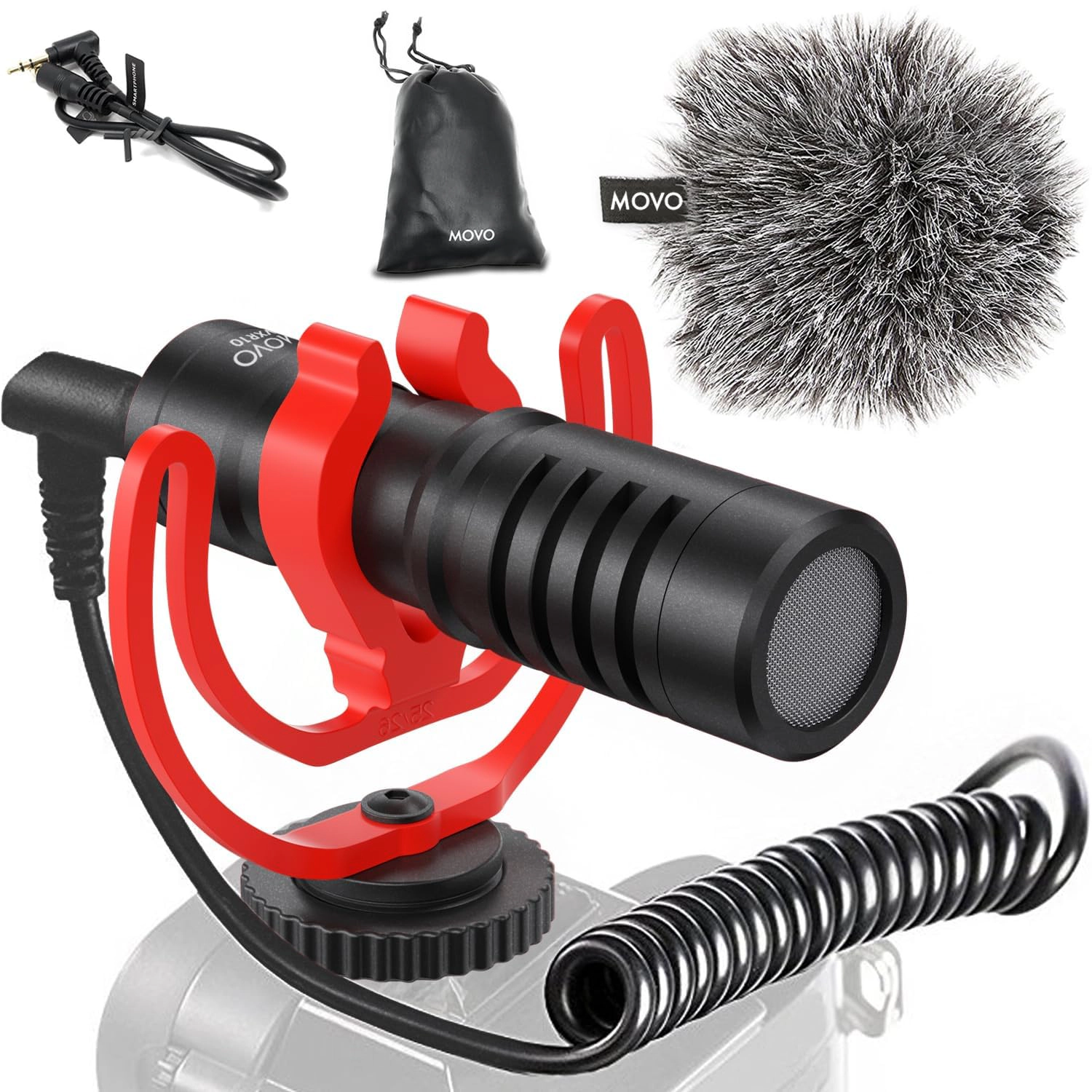 Movo VXR10 Universal Shotgun Mic for Camera