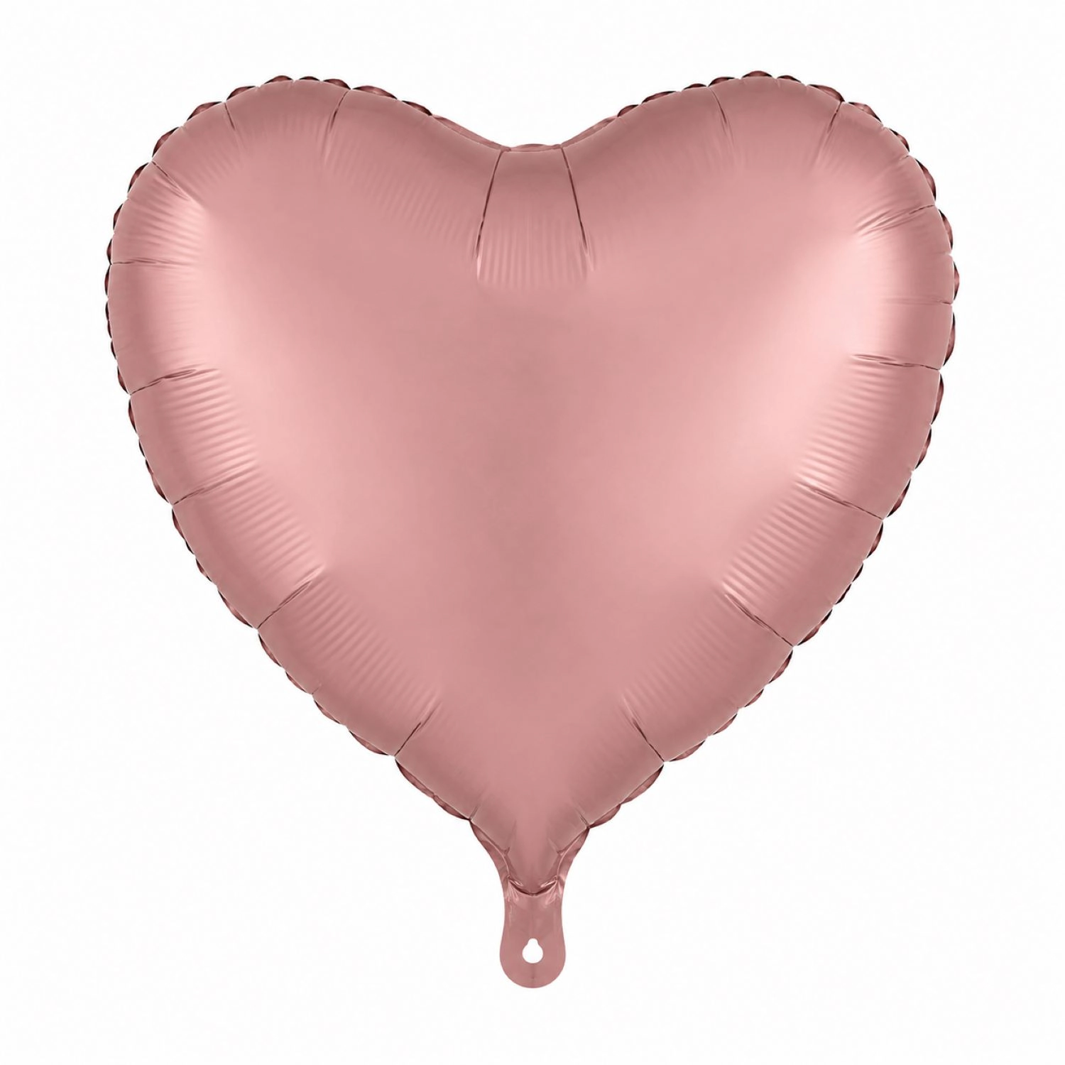 LoonBalloon Rose Gold Heart Foil Balloon with 8 Latex Balloons