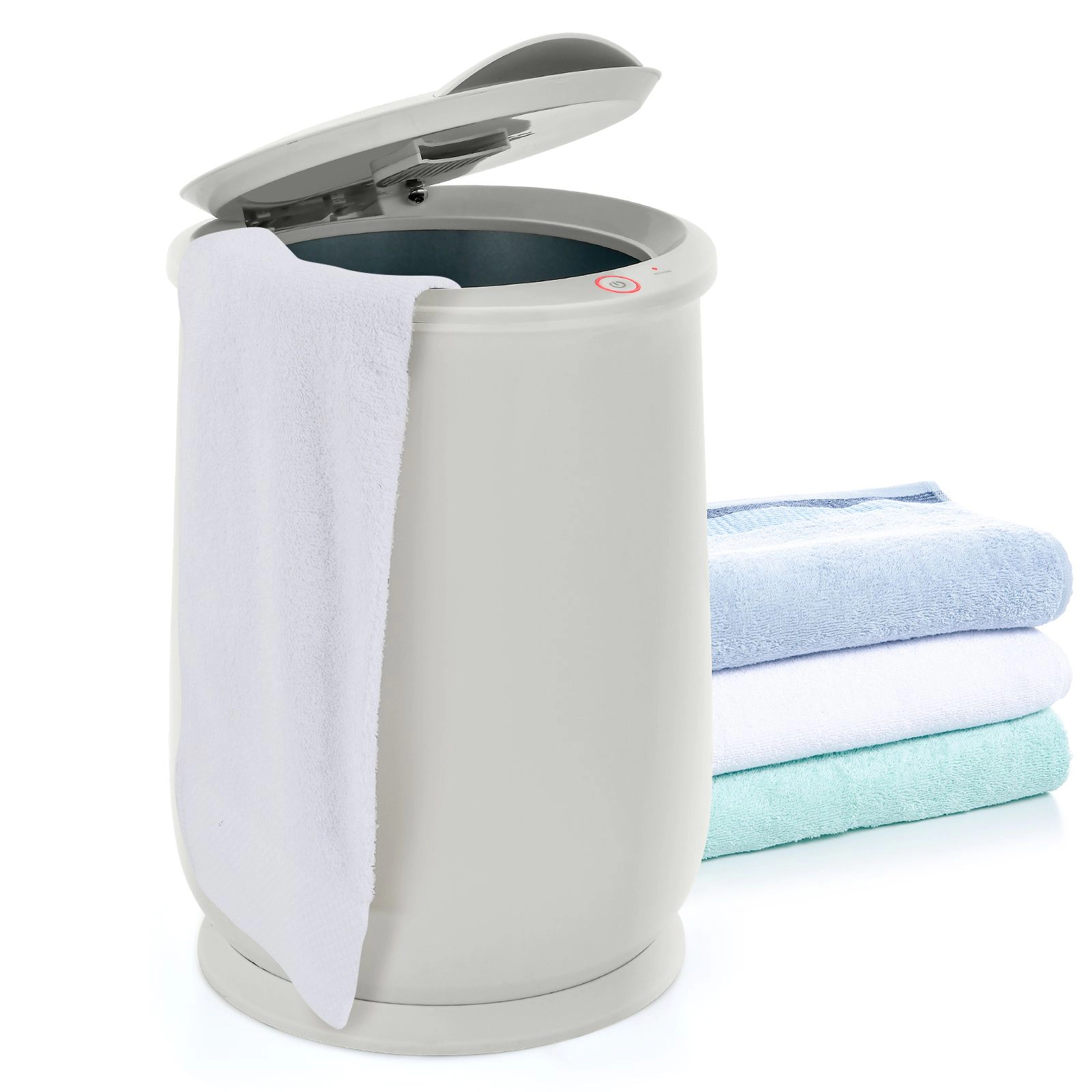 SlickBlue 21L Portable Towel Warmer with Flip-Top Lid and Fragrance Holder