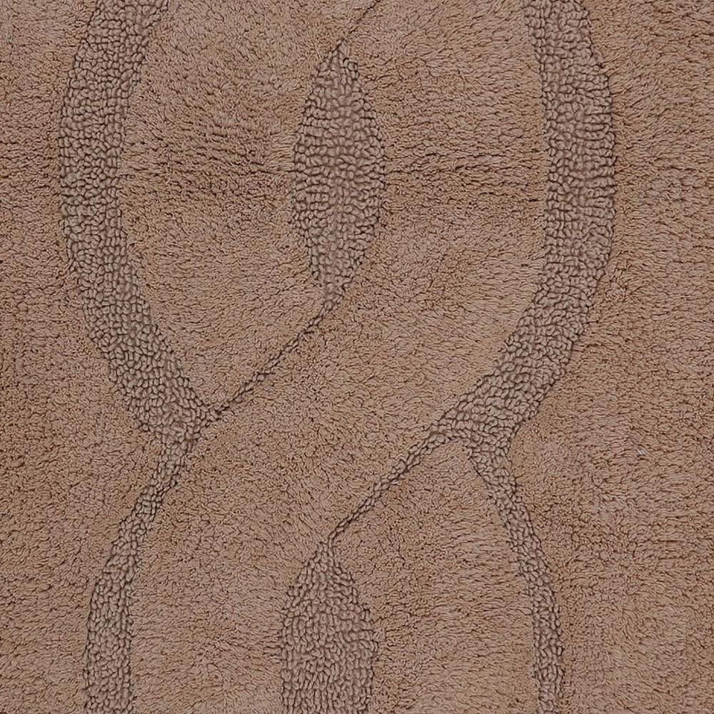 Perthshire Platinum Collection 100% Cotton Beautiful Sculptu Chain Design Bath Rug