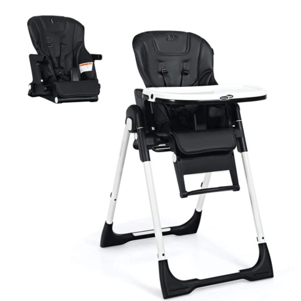 Hivvago 4-in-1 High Chair–Booster Seat with Adjustable Height and Recline