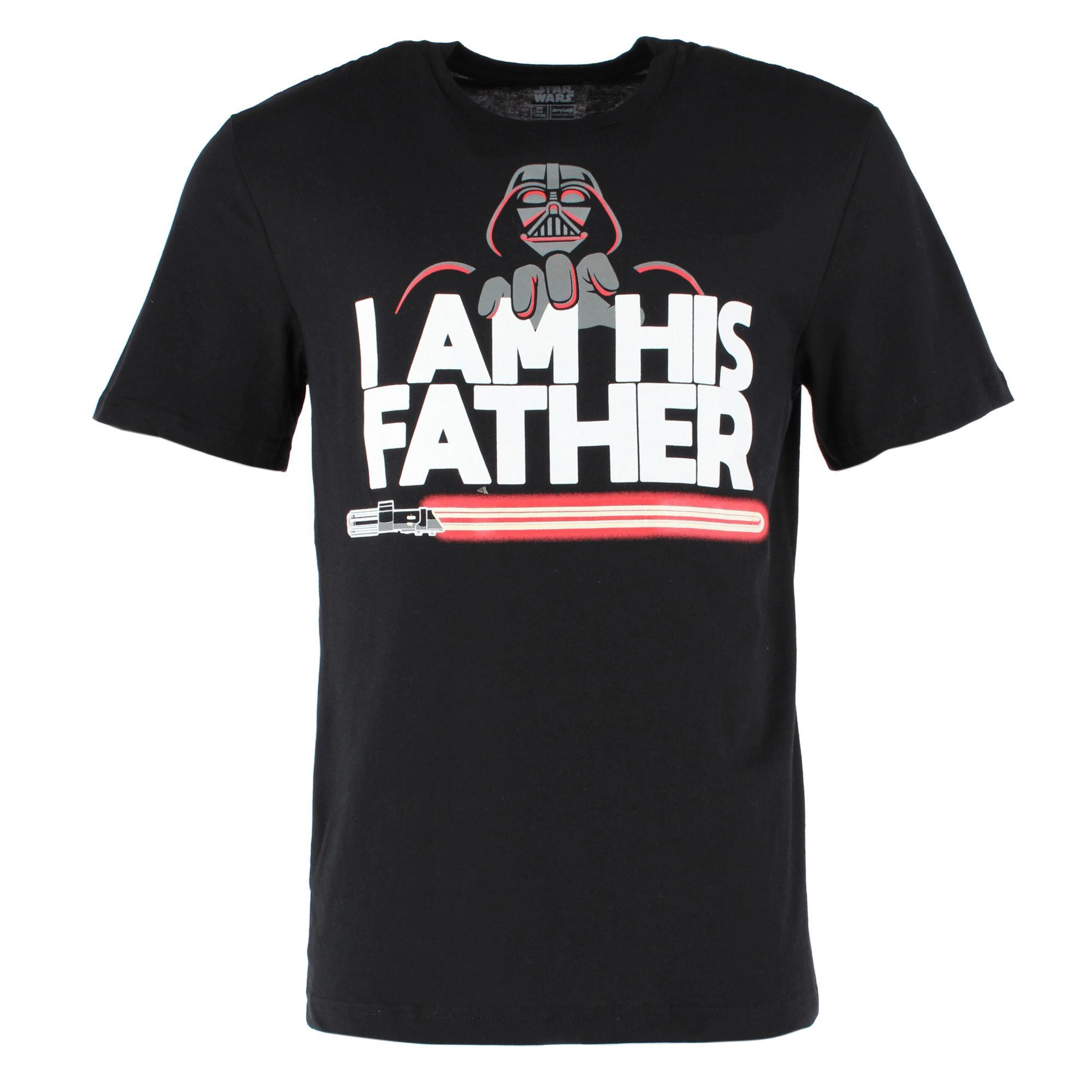 Jerry Leigh Men's Star Wars I Am His Father Glow T-Shirt