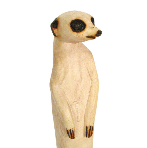 Mbare Hand Carved Standing Meerkat