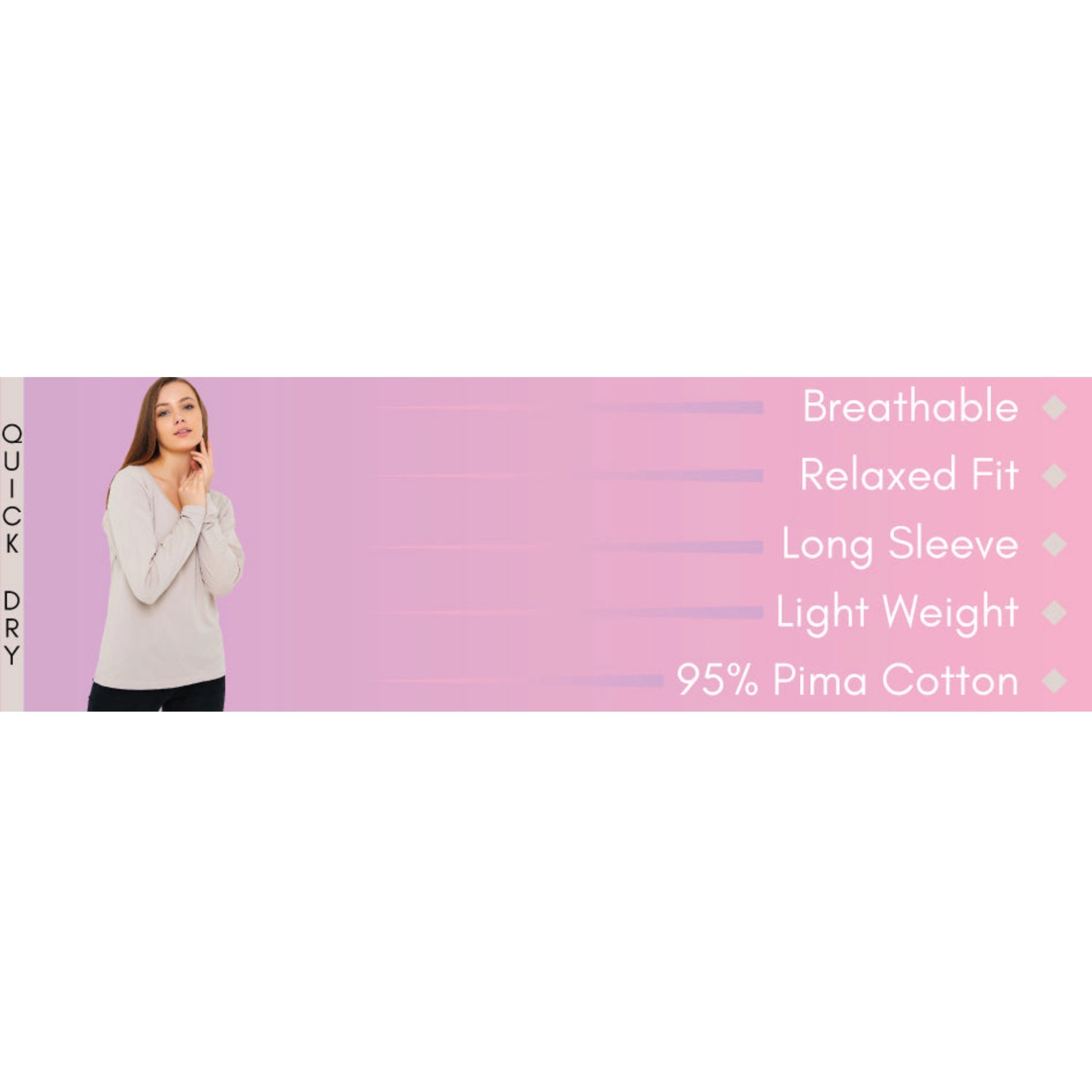 Wear Sierra Women's Long-Sleeve V-Neck Shirt