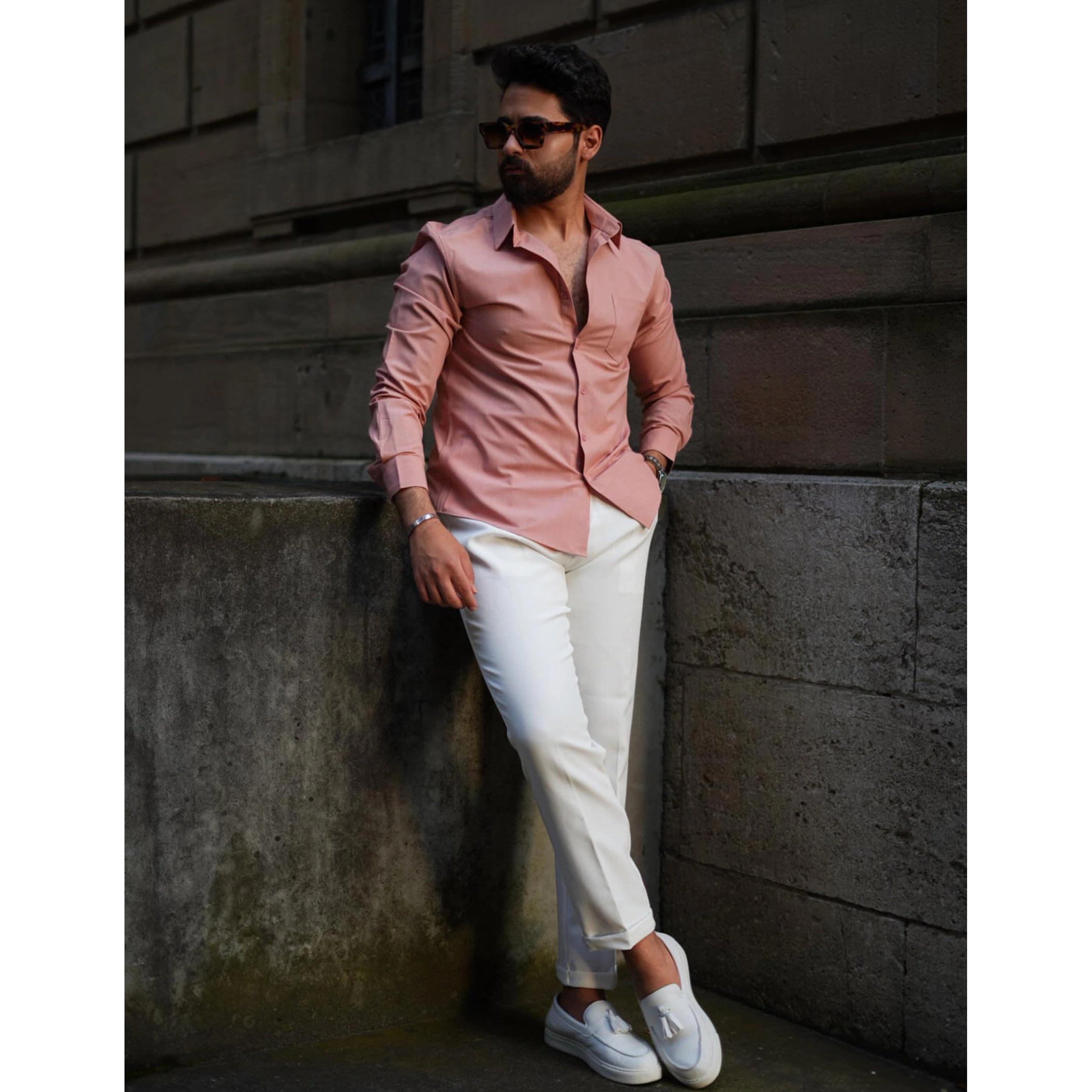 COOFANDY Mens Casual Long Sleeve Button Down Shirt Classic Collar Chest Pocket Tops