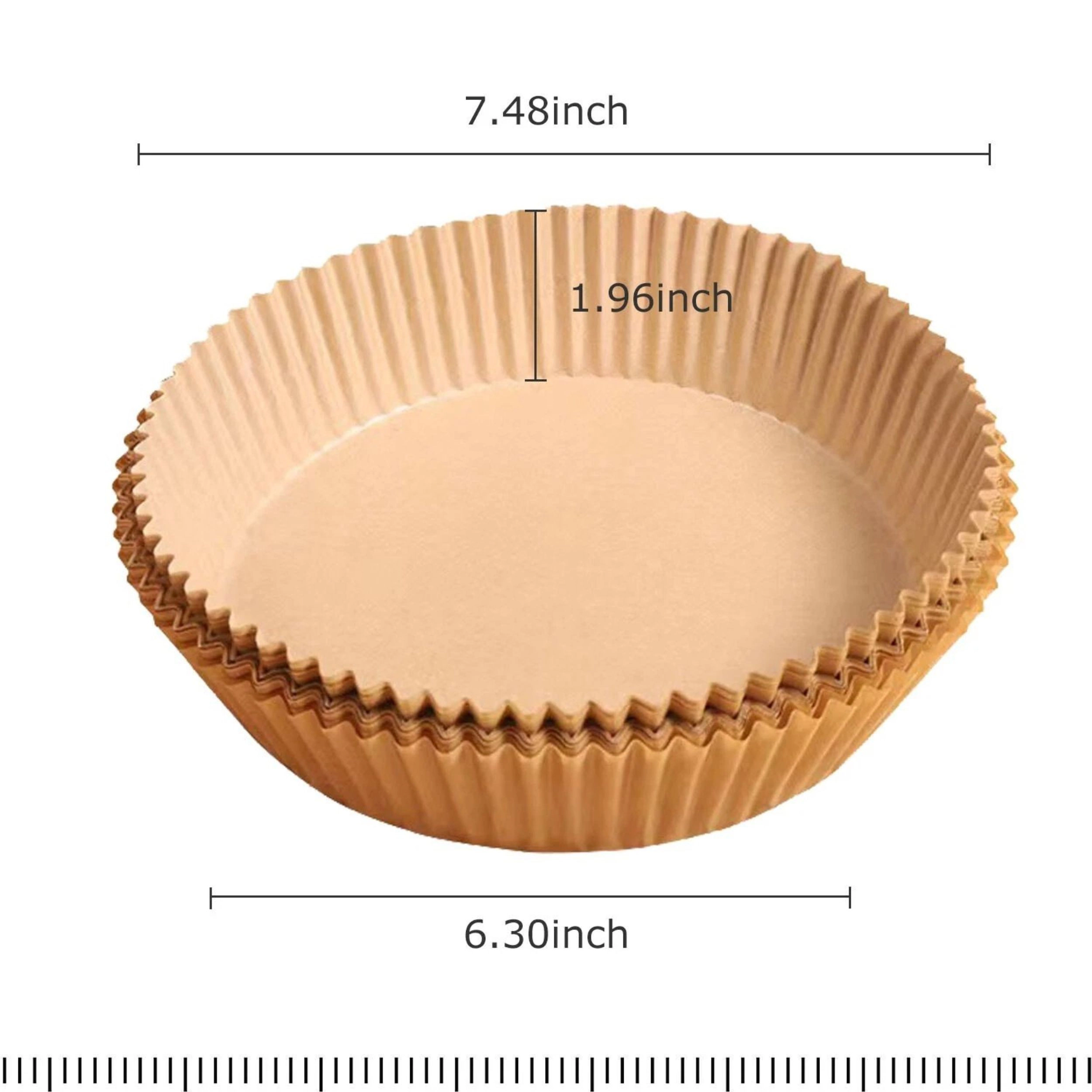 Home Collection Disposable Air Fryer Parchment Paper Liners Pack of 100