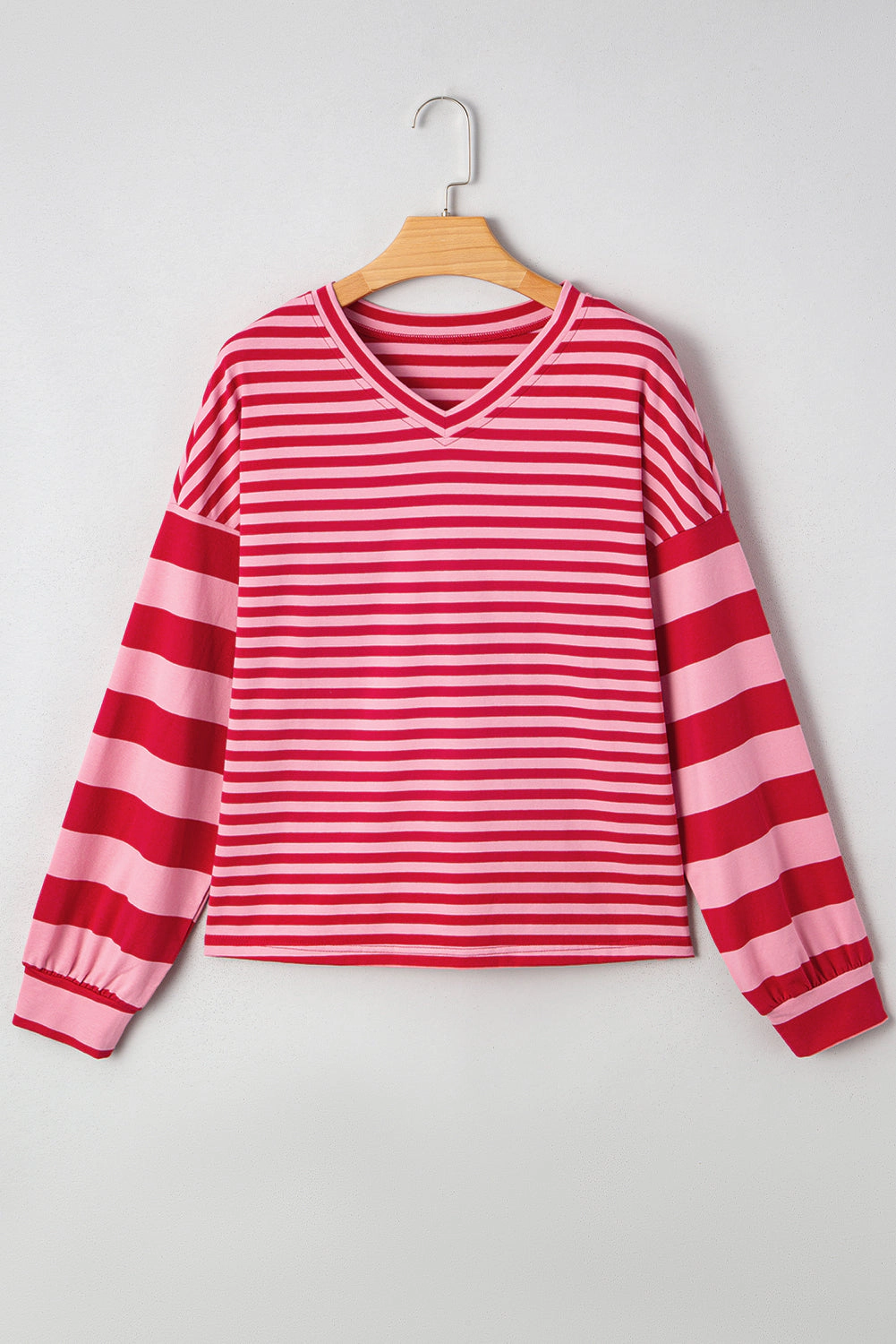 Threaded Pear Women's Annika Shoulder Patchwork Sleeve Pullover