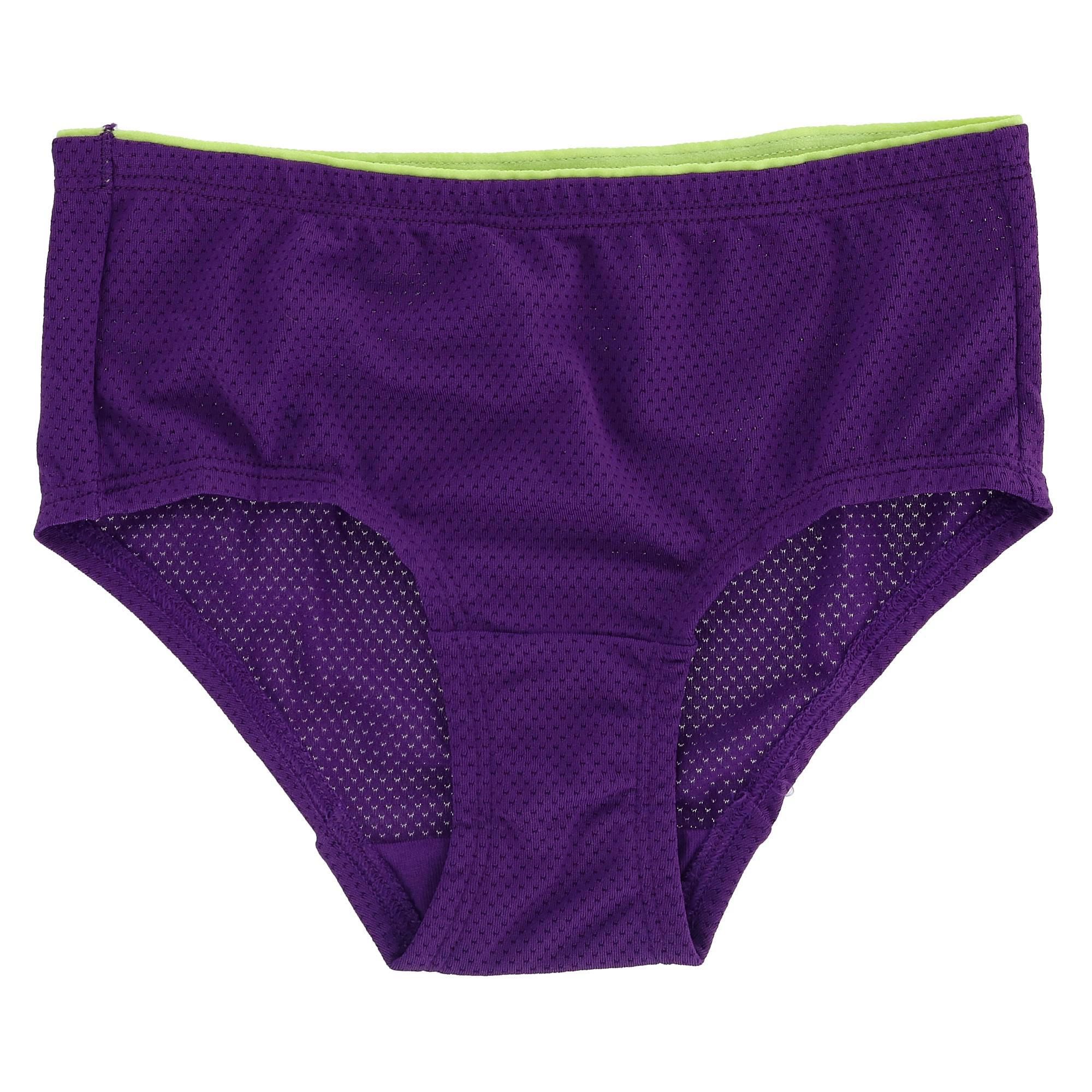 Fruit of the Loom Girl's Breathable Micro Mesh Brief Underwear (Pack 6)