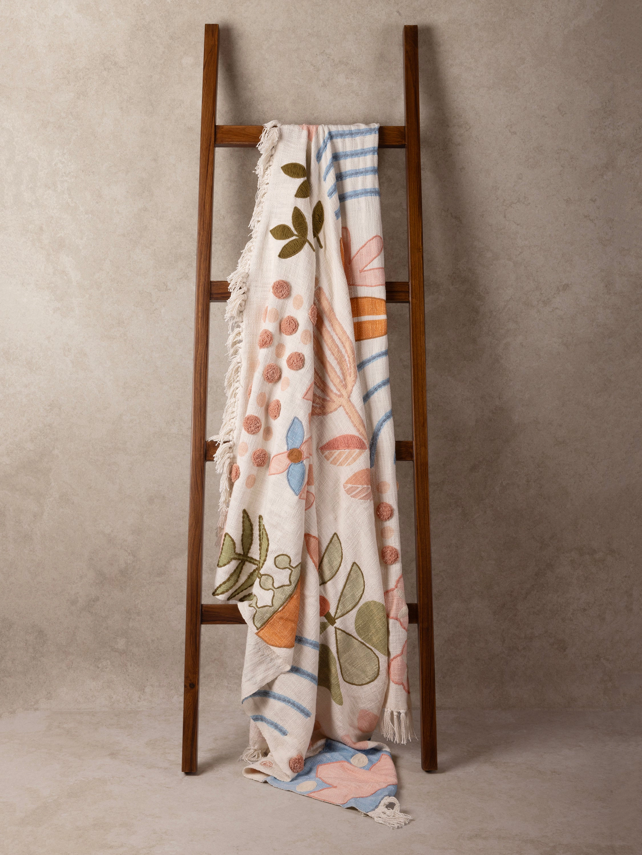 GAURI KOHLI Joel Throw Blanket 50"x60"