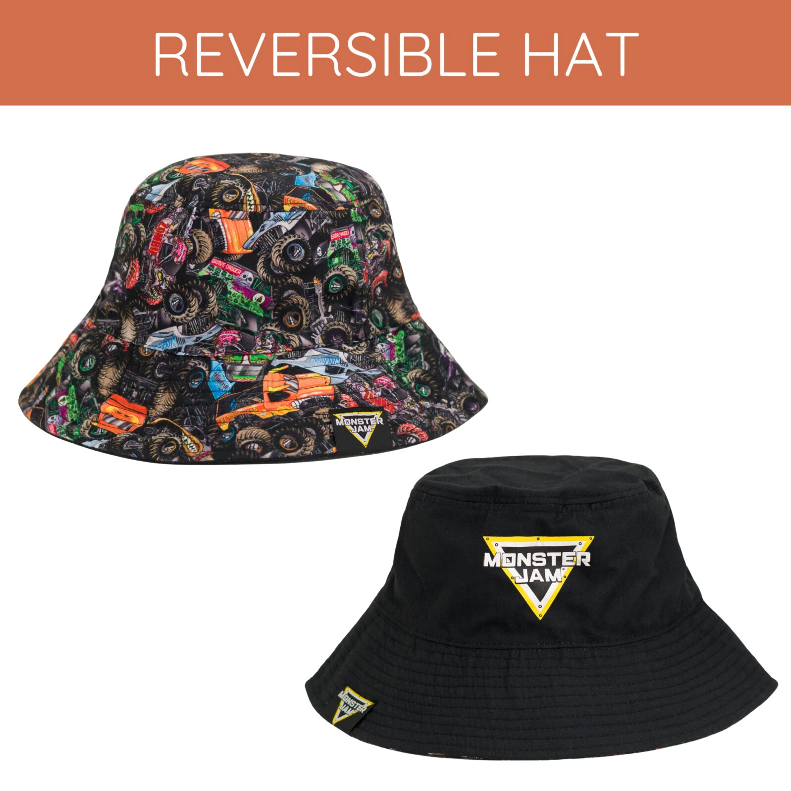 Monster Jam Boys' Bucket Hat