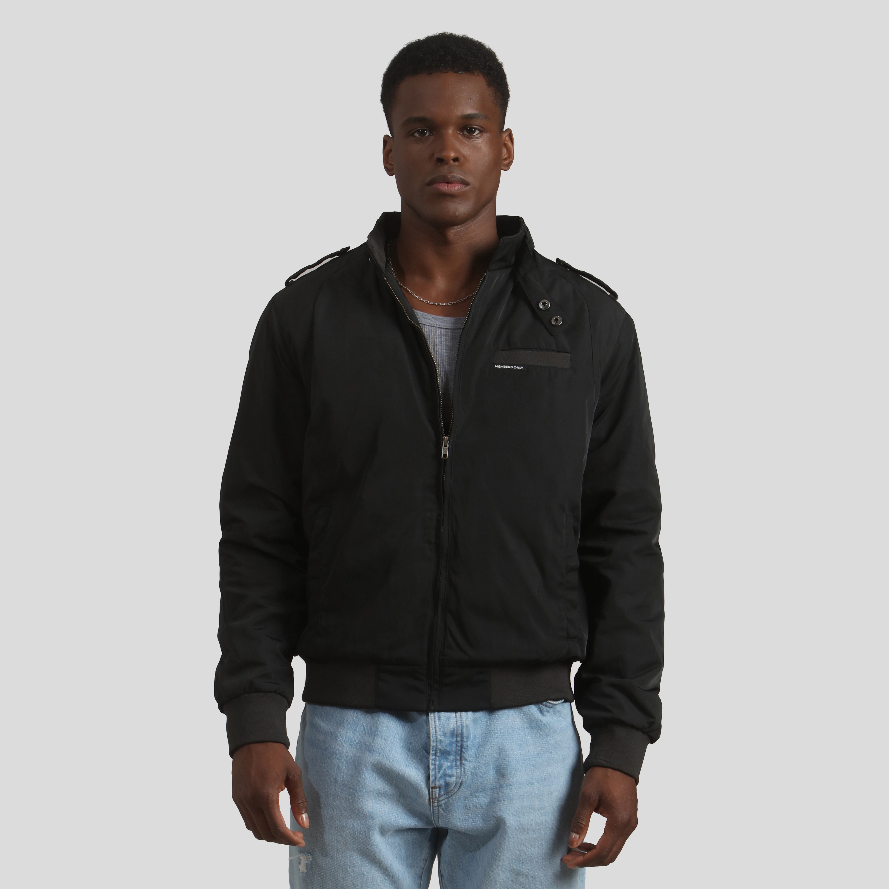 Members Only Men's Iconic Racer Quilted Lining Jacket