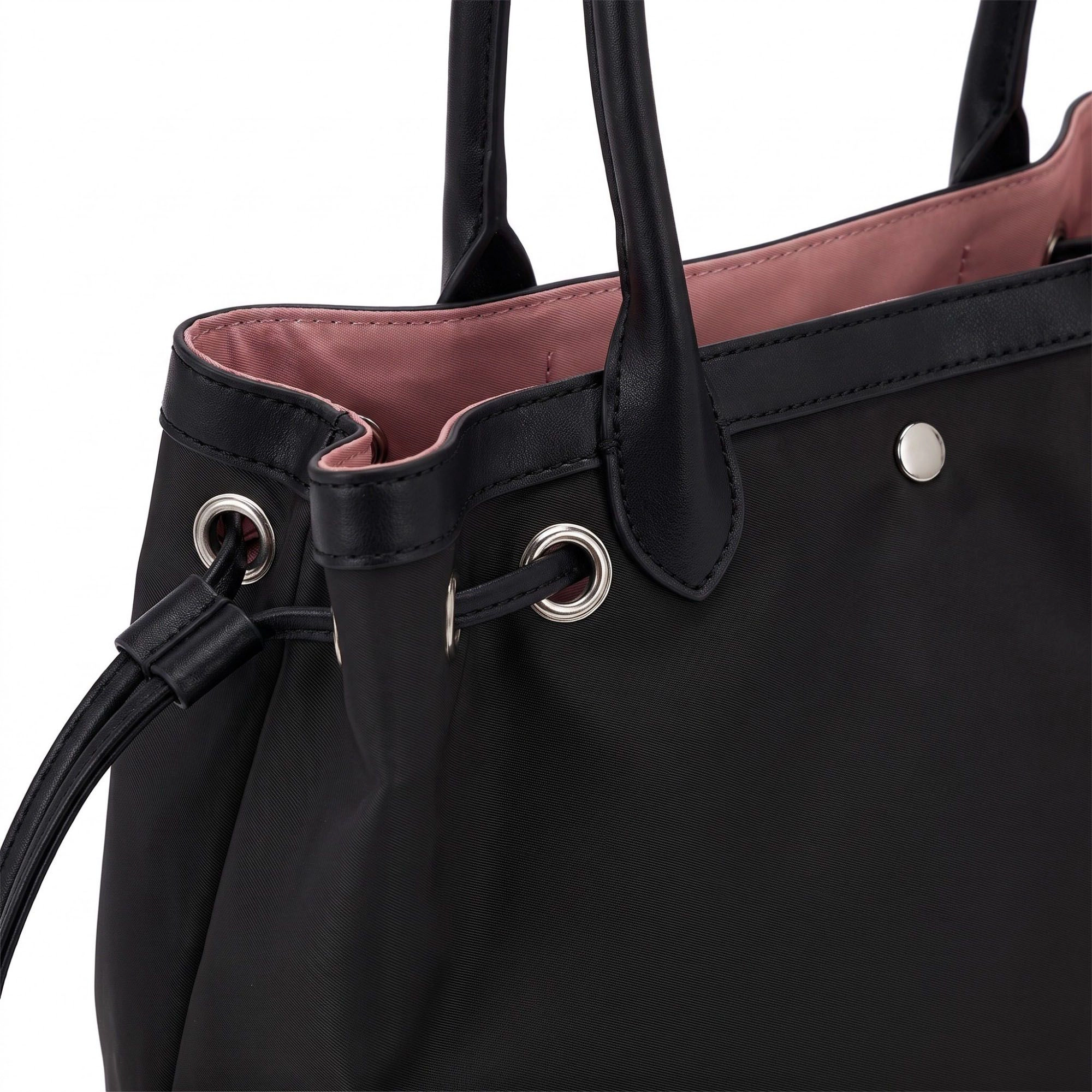 Alilang Women's Large Drawstring Tote Bag with Double Shoulder Handles