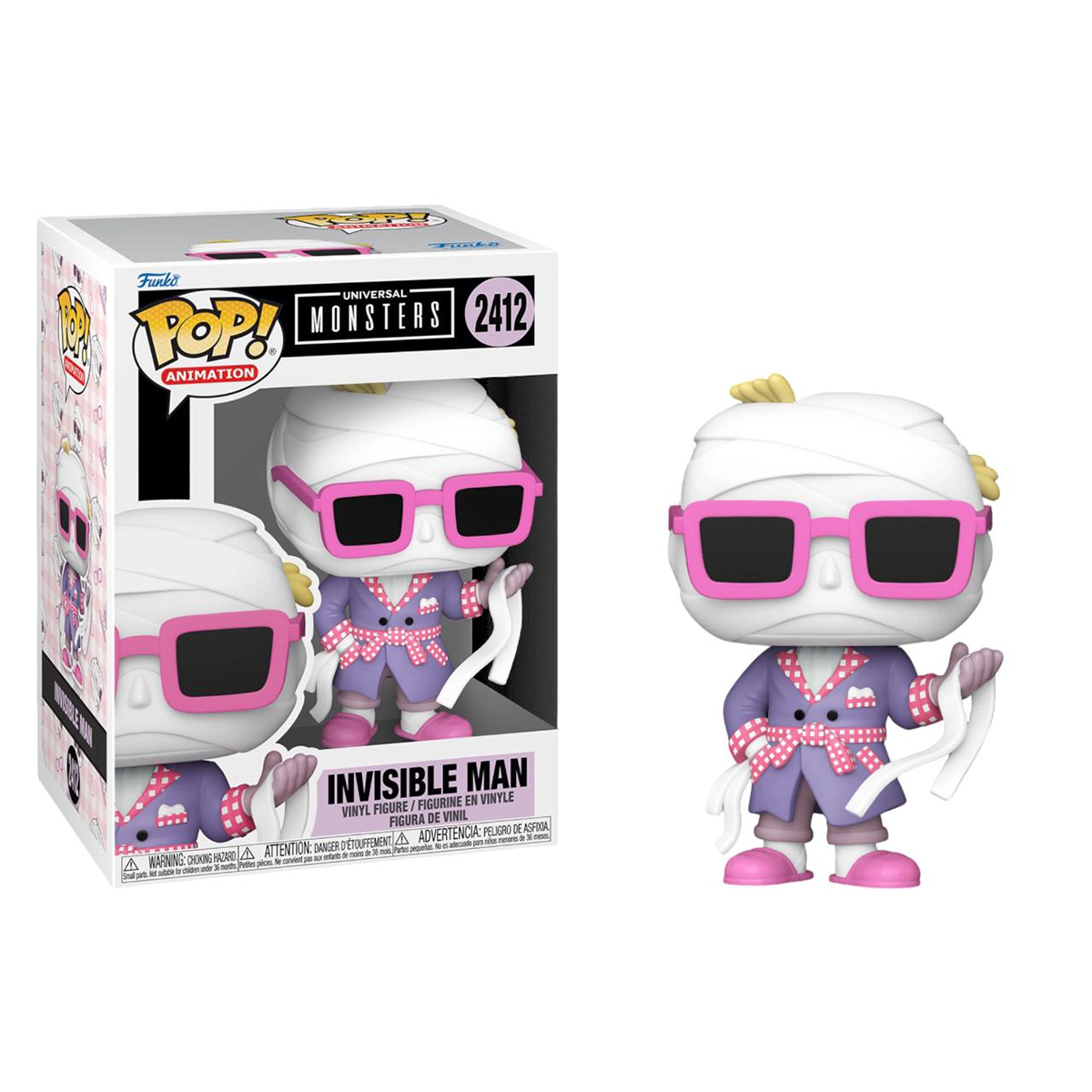 Funko Pop! Universal Monsters Animation: Invisible Man #2412