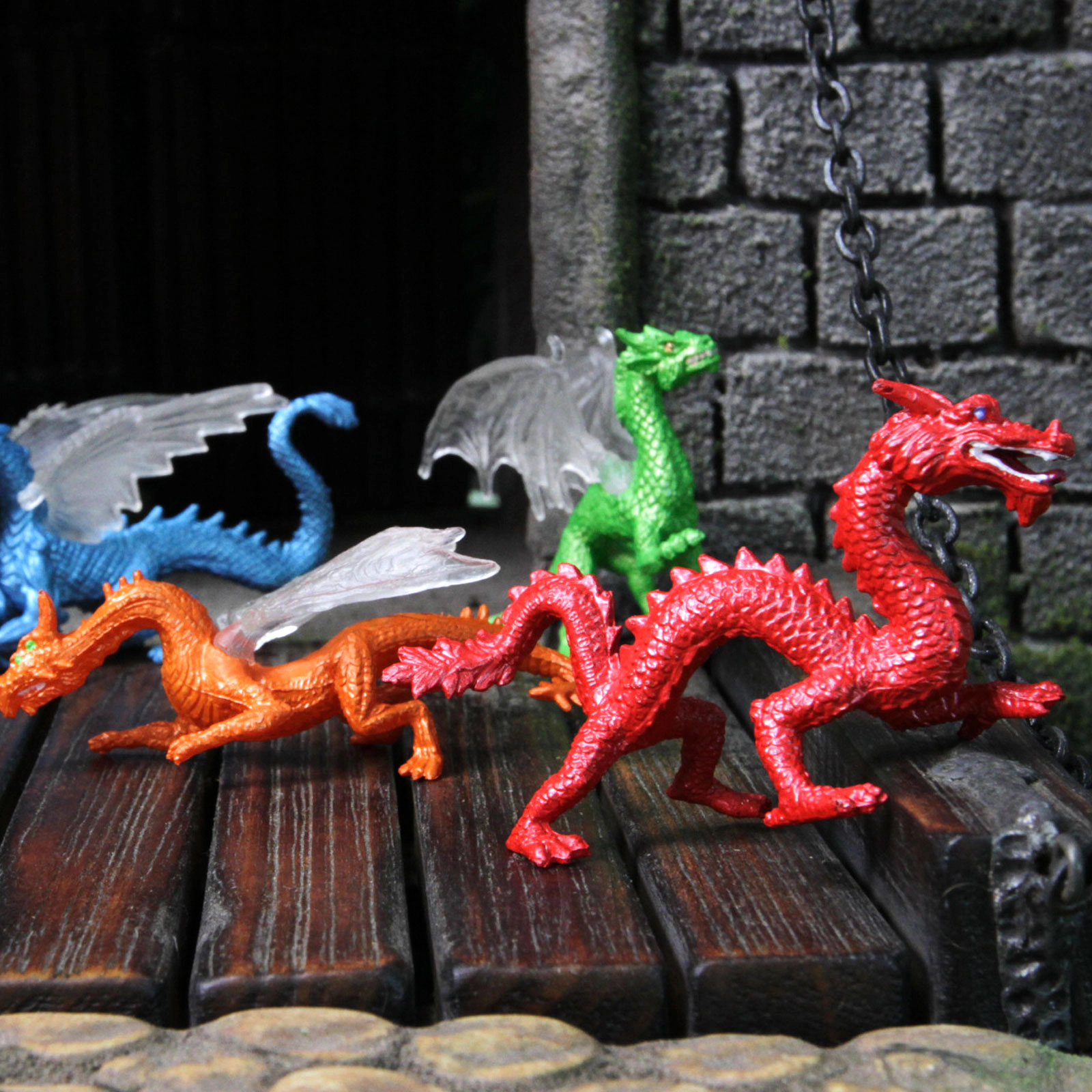 Safari Ltd. - Dragons Designer TOOB - contains 6 Mini Figurines