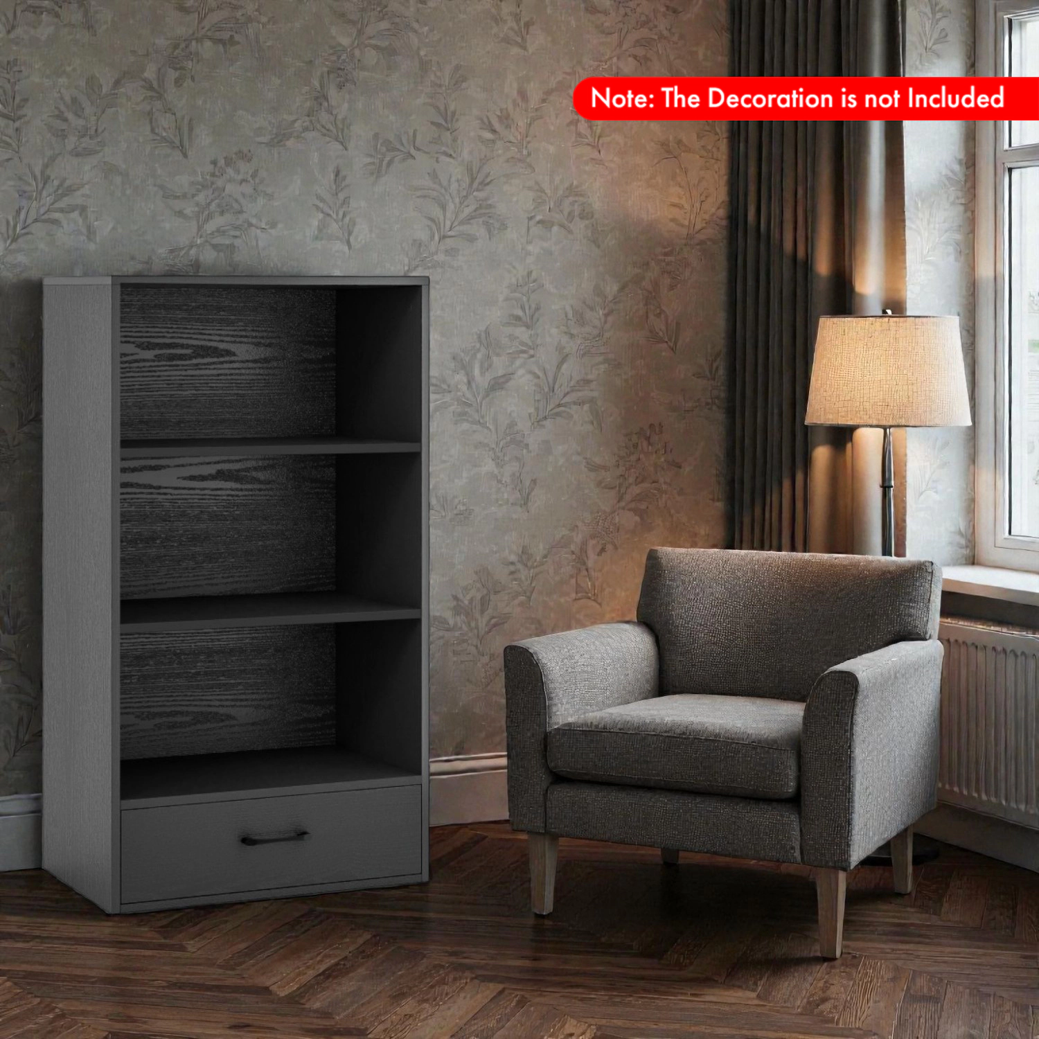 Hivvago 4-Tier Shelving Unit with Safety Anchor