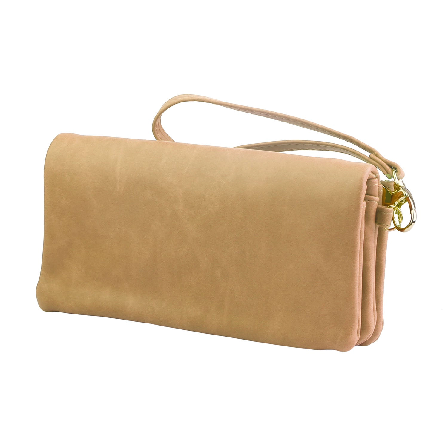 GBruno Leather Clutch Wallet With Phone Case