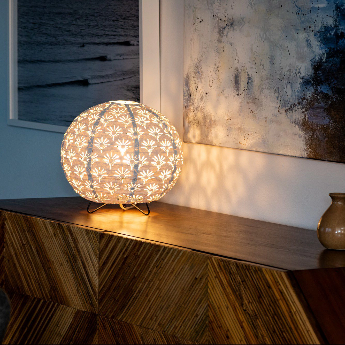 Allsop Home & Garden Soji Stella Solace Globe Deco Table Lamp