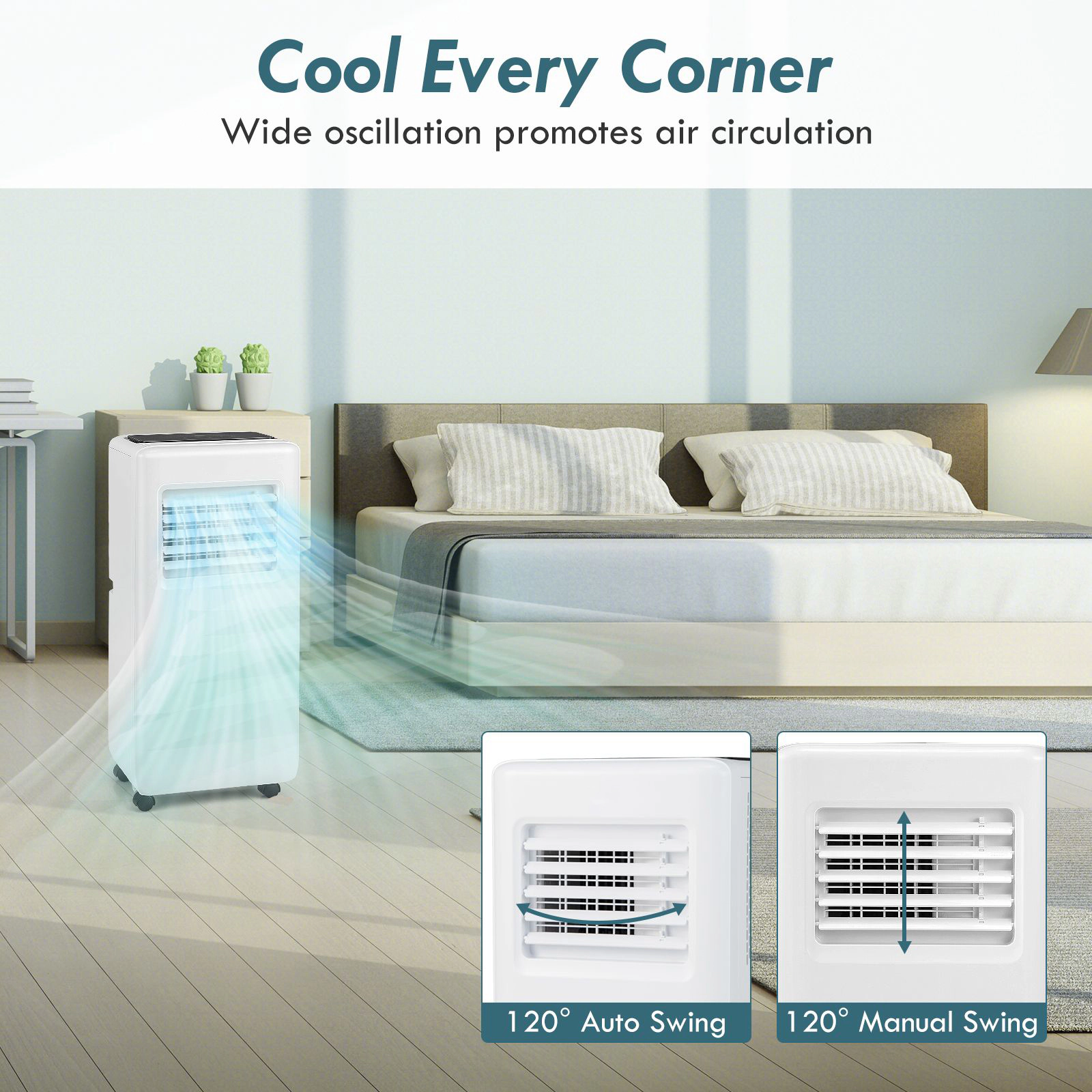 SlickBlue Unisex Portable 10000 BTU Air Conditioner