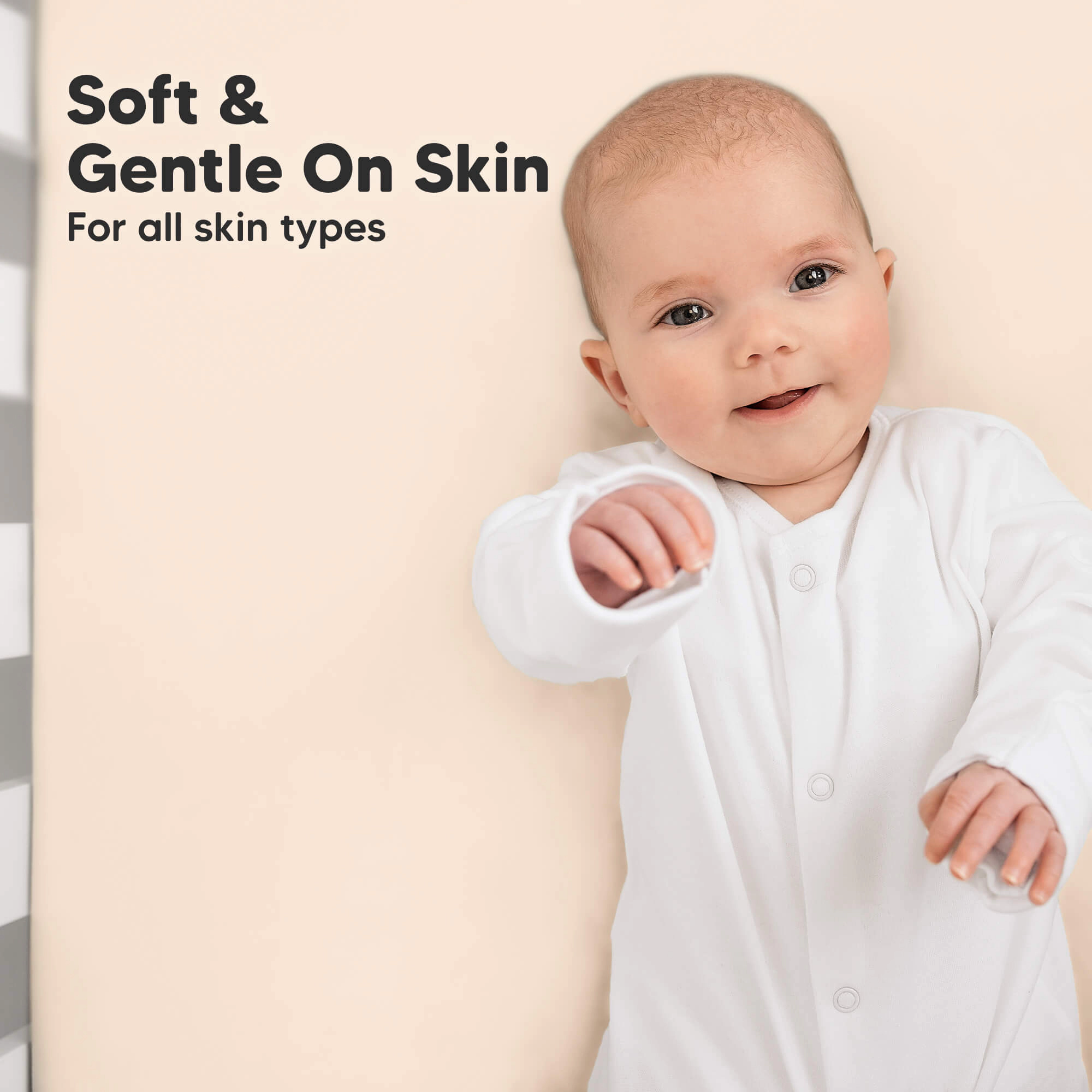KeaBabies Soothe Fitted Crib Sheet