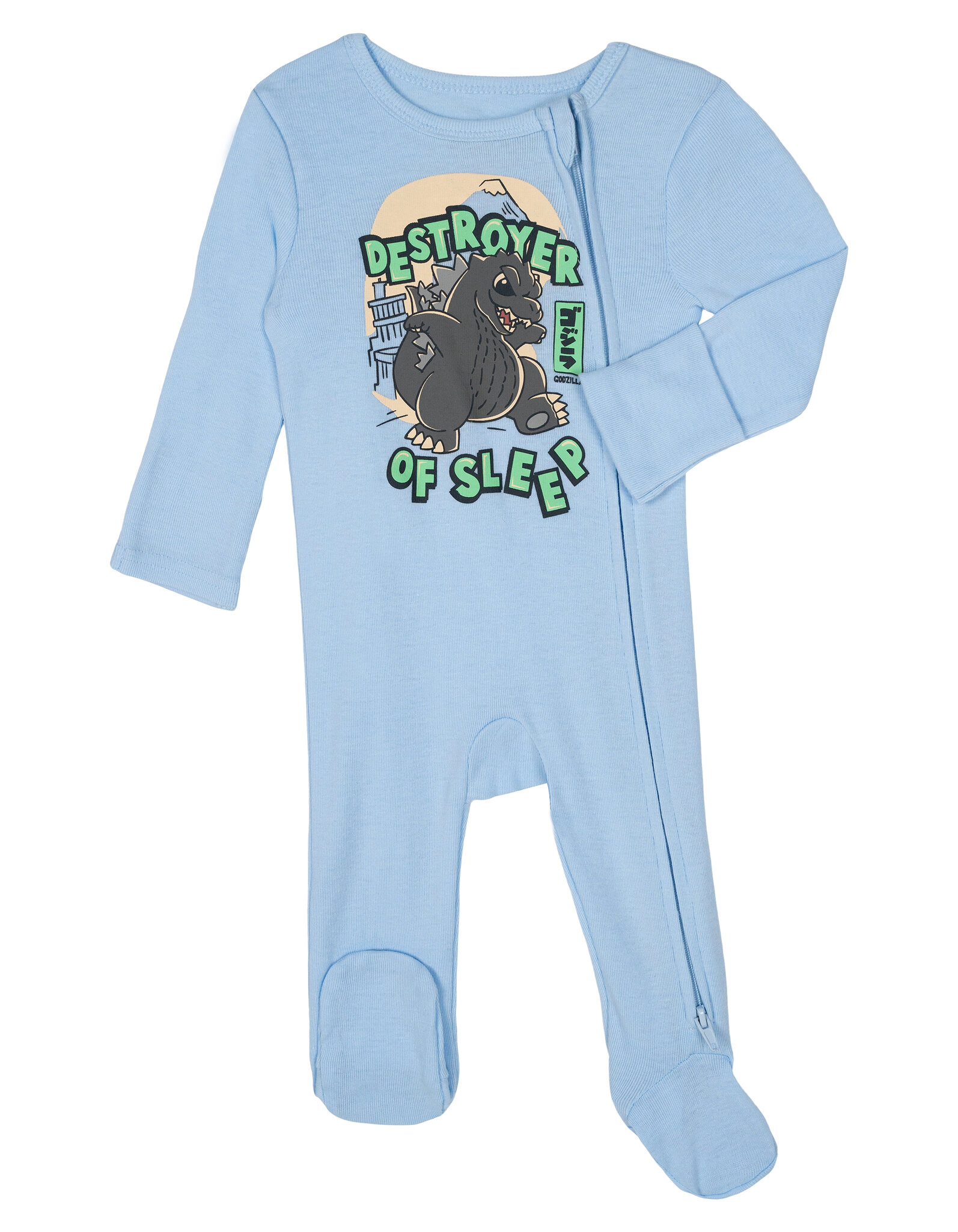 Godzilla Baby Boys' 2-Pack Ribbed Footed Sleep and Play