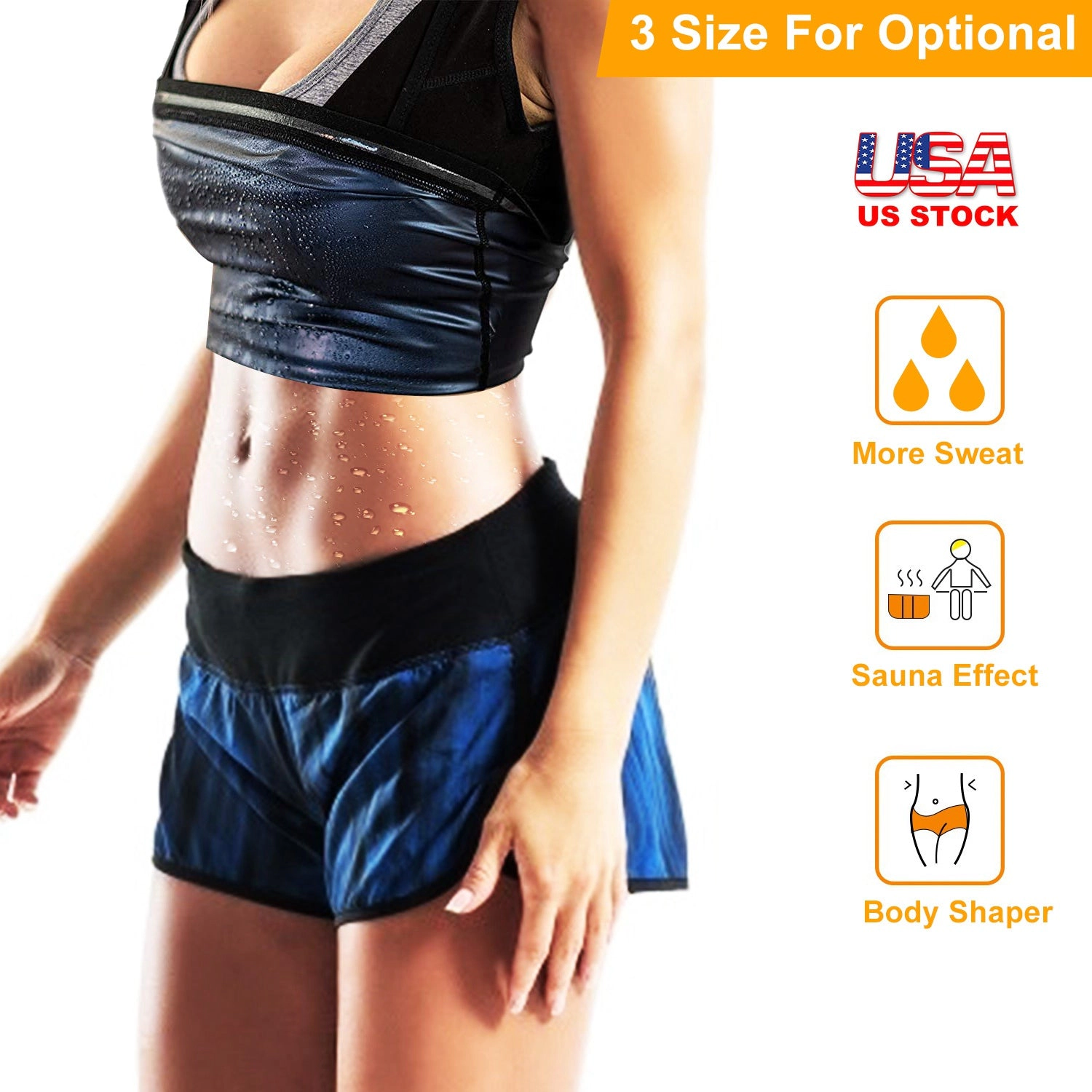GBruno Heat-Trapping Sweat Vest Waist Trainer