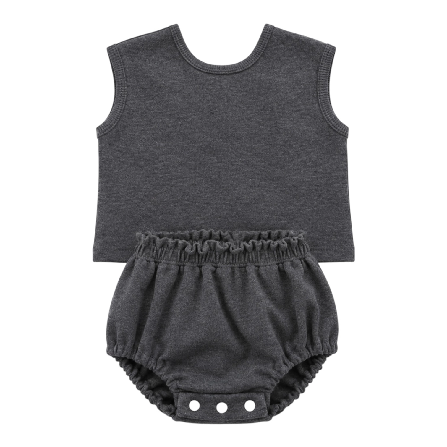Laurenza's Baby Boys Girls Gender Neutral Knit Tank and Bloomers Set