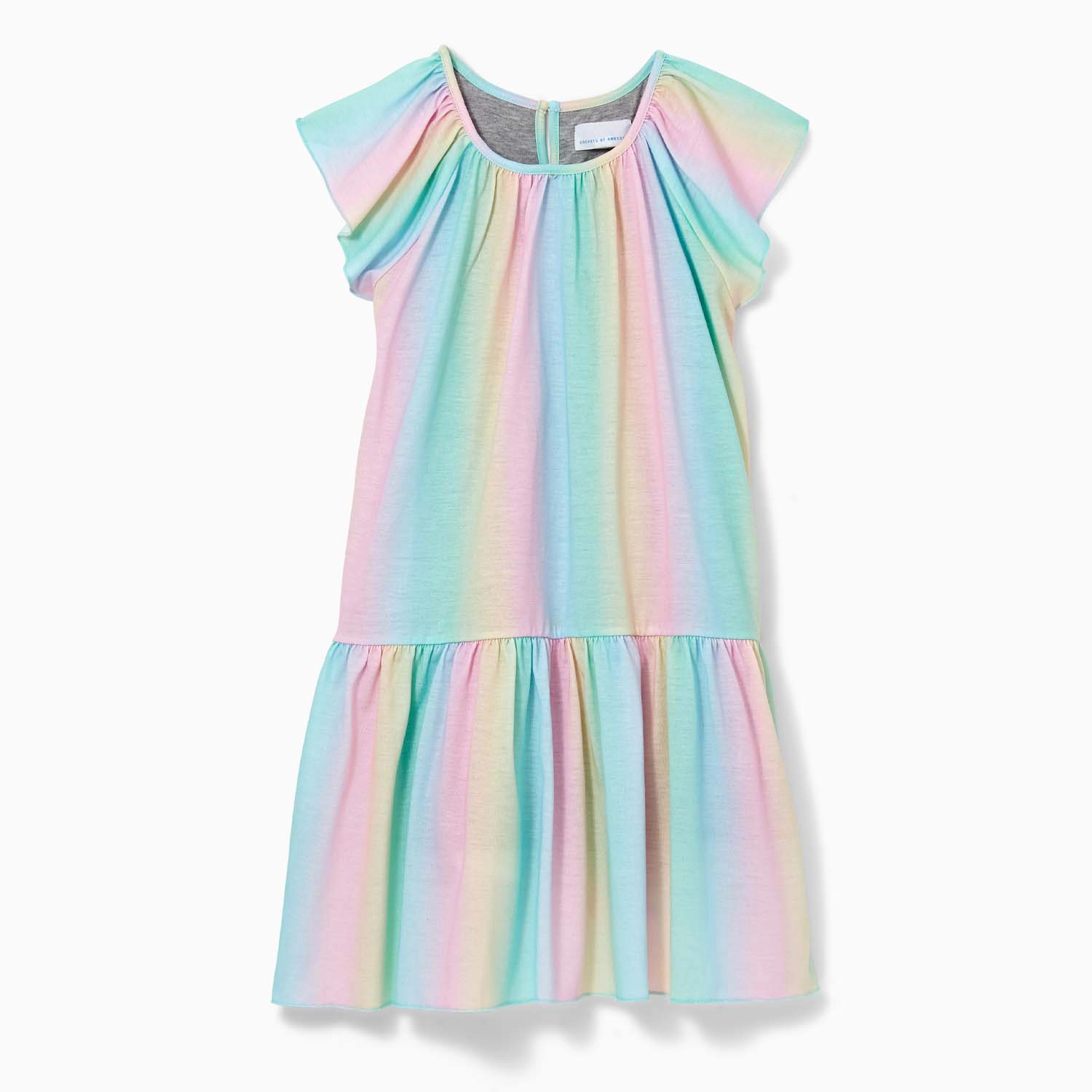 Rockets of Awesome Rainbow Ombre Dress for Girls