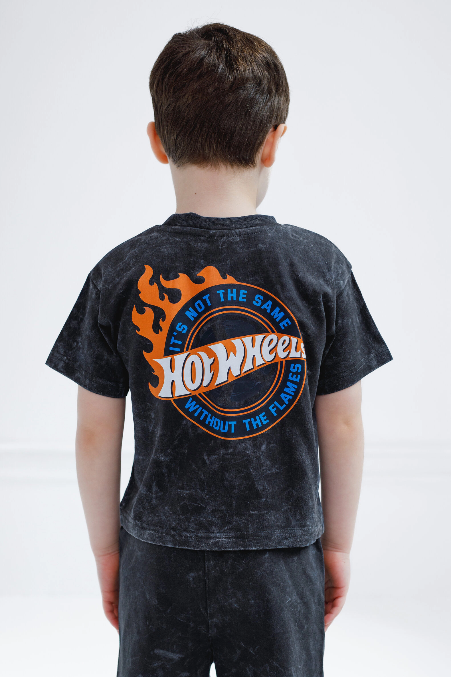 Hot Wheels Boys' 2-Piece Tee and Shorts Set