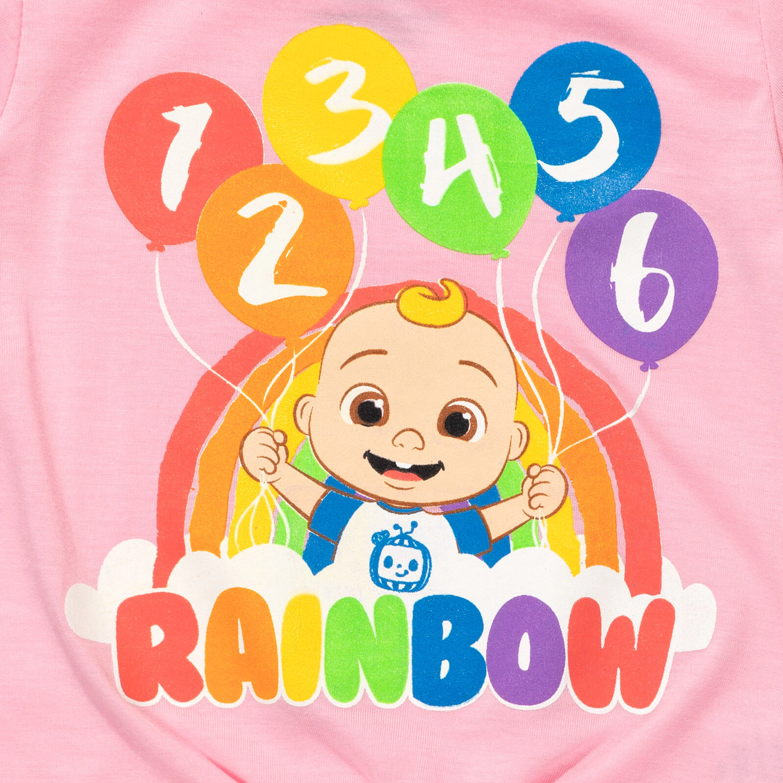 Cocomelon JJ Girls' 2-Piece T-Shirt and Shorts Set