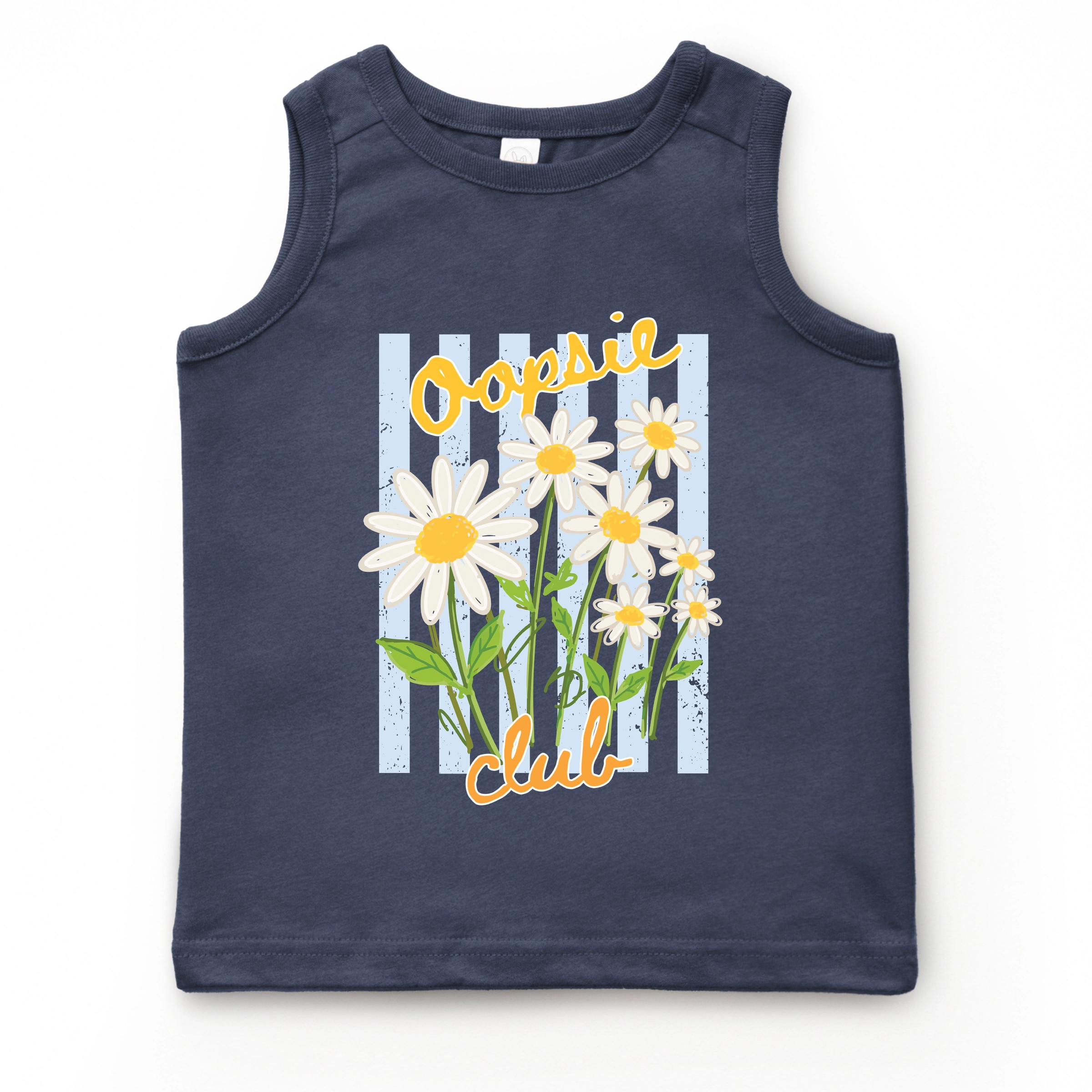The Juniper Shop - Youth Tank Top Oopsie Daisy Club Stripes