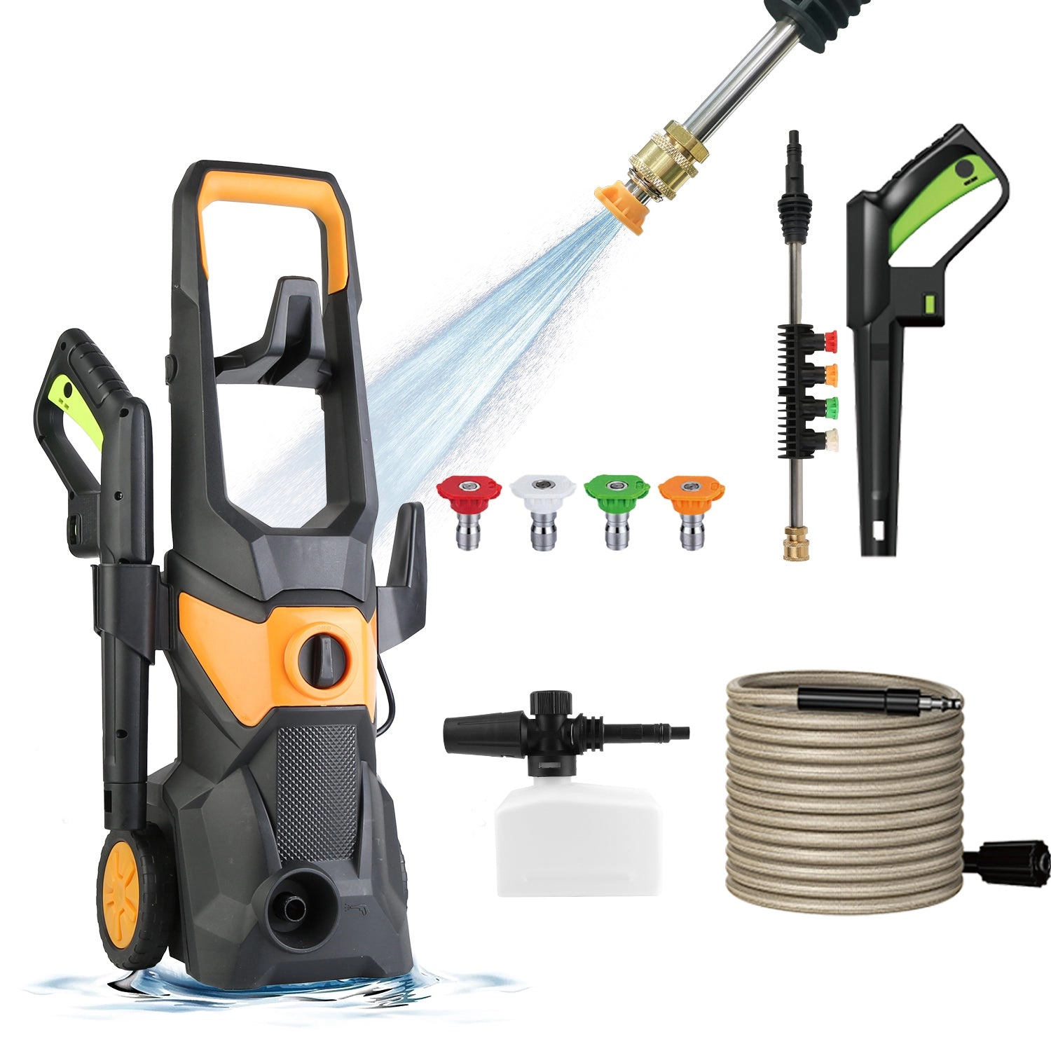 GBruno 1800W Electric Pressure Washer 4200PSI