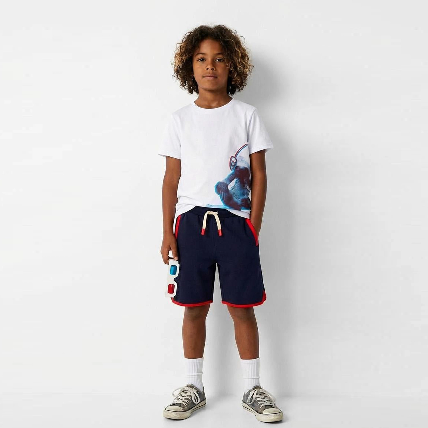 Rockets of Awesome 3D Skater Sloth Tee for Boys