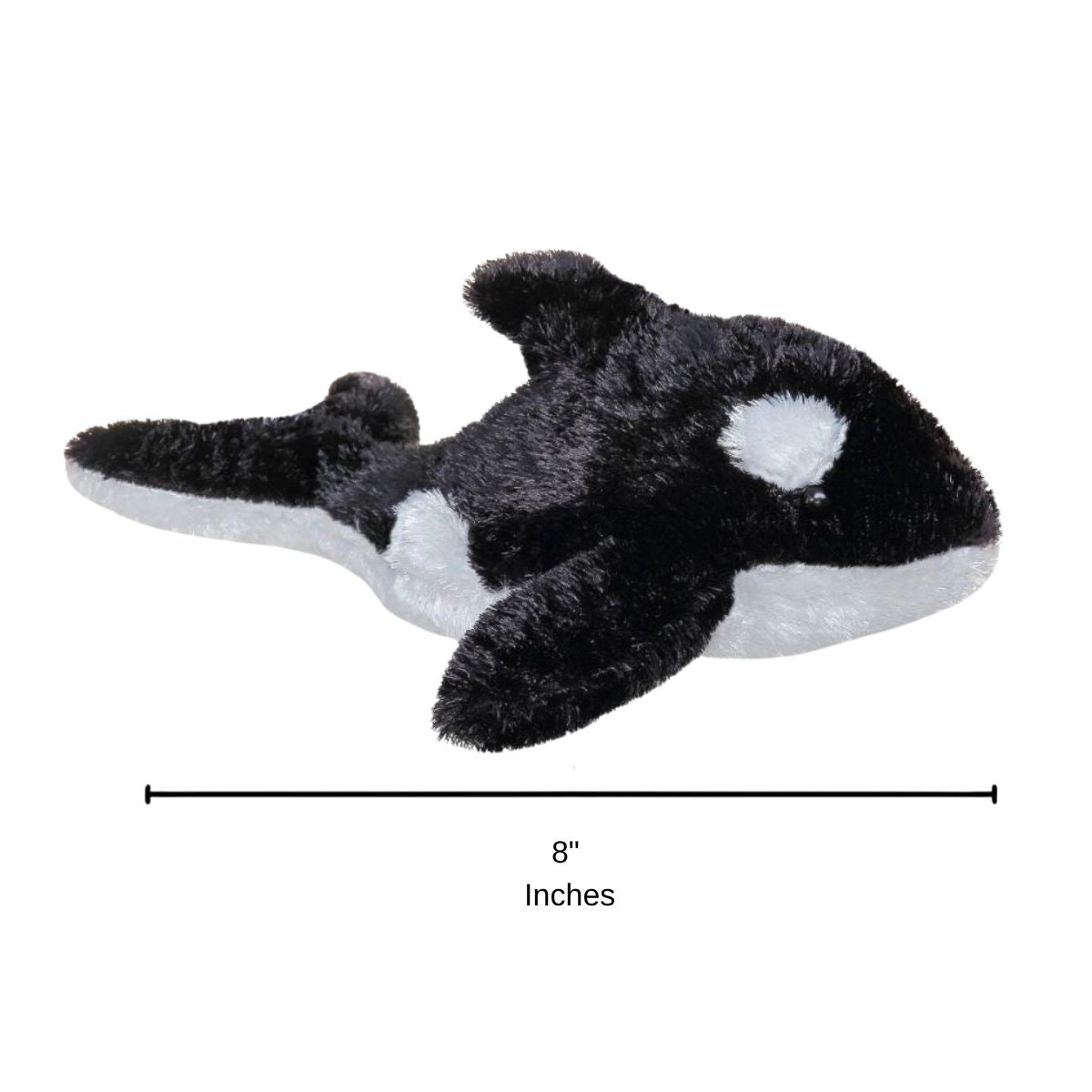 Aurora Mini Flopsie Orca Whale 8-Inch Stuffed Animal Plush