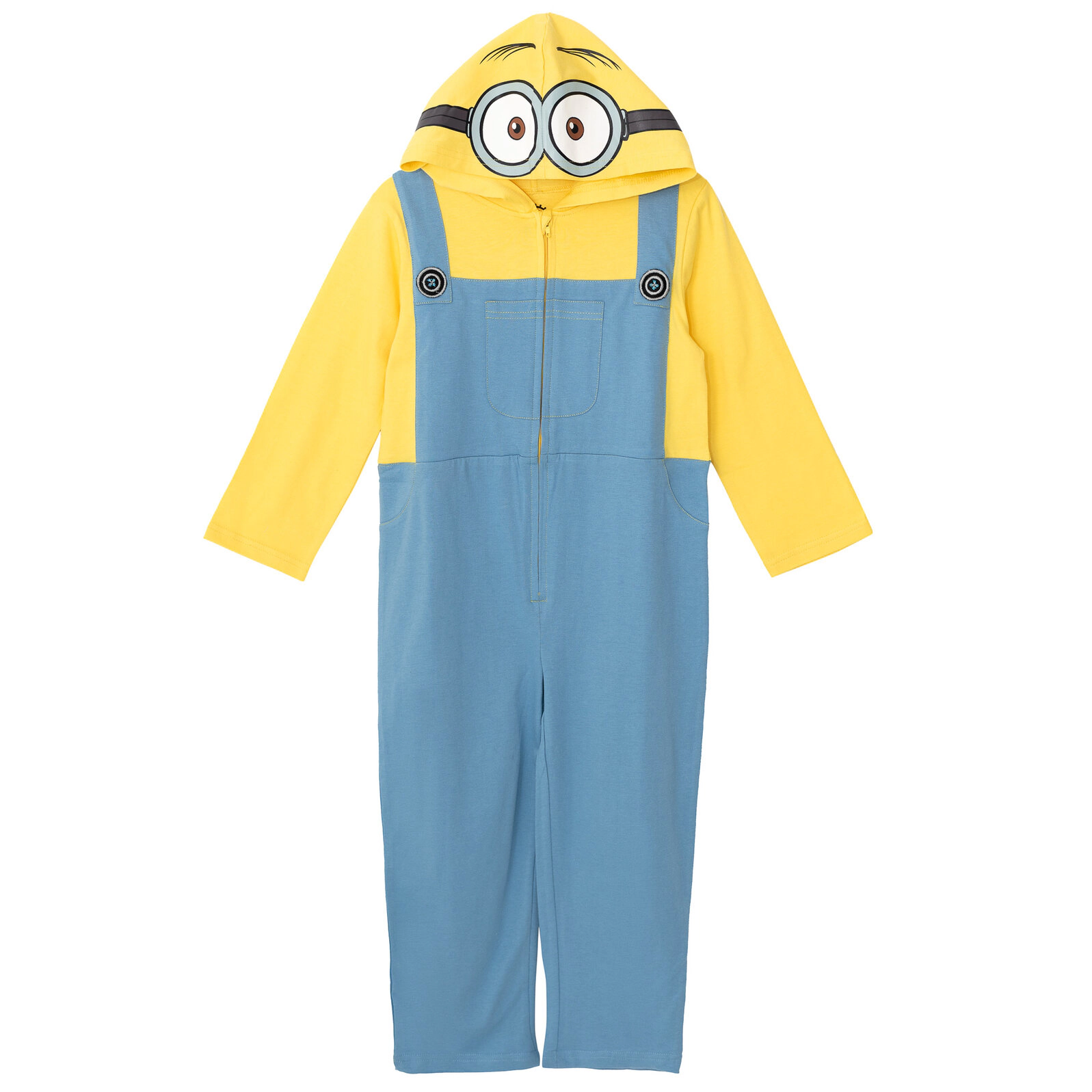 Despicable Me Minions Cosplay Hooded One Piece