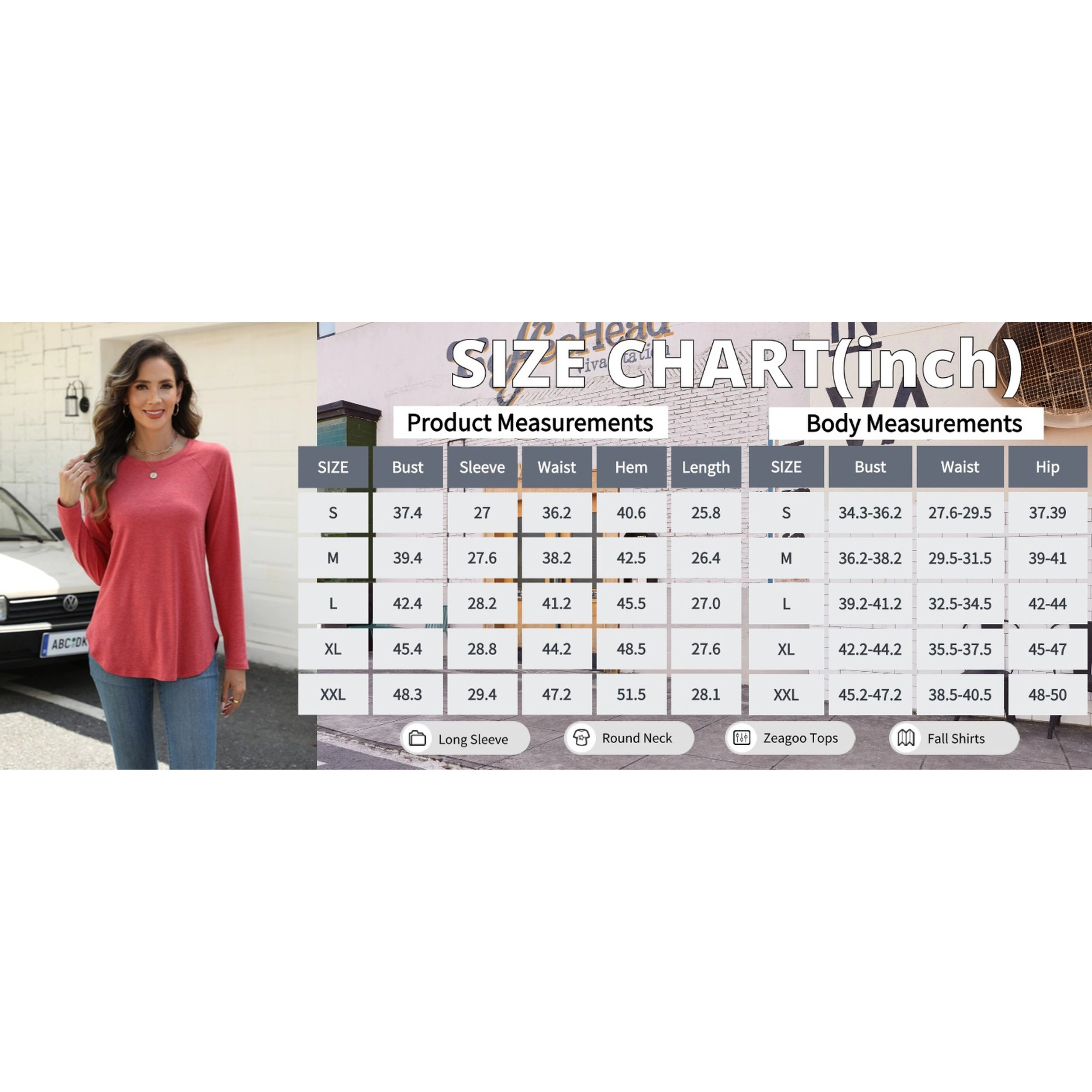 Zeagoo Women Boho Long Sleeve Blouse
