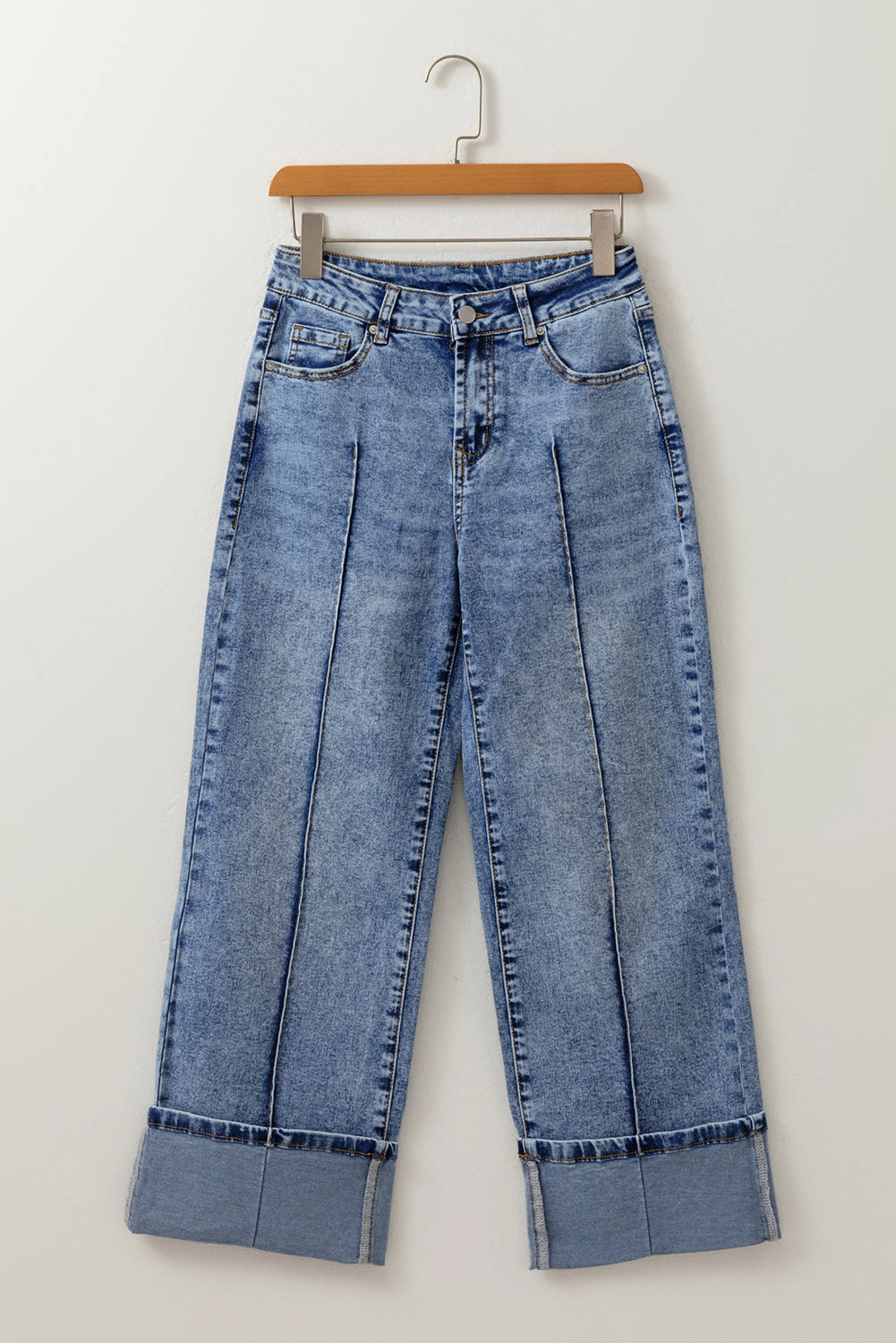 Threaded Pear Women's Aria Straight High Waist Jeans