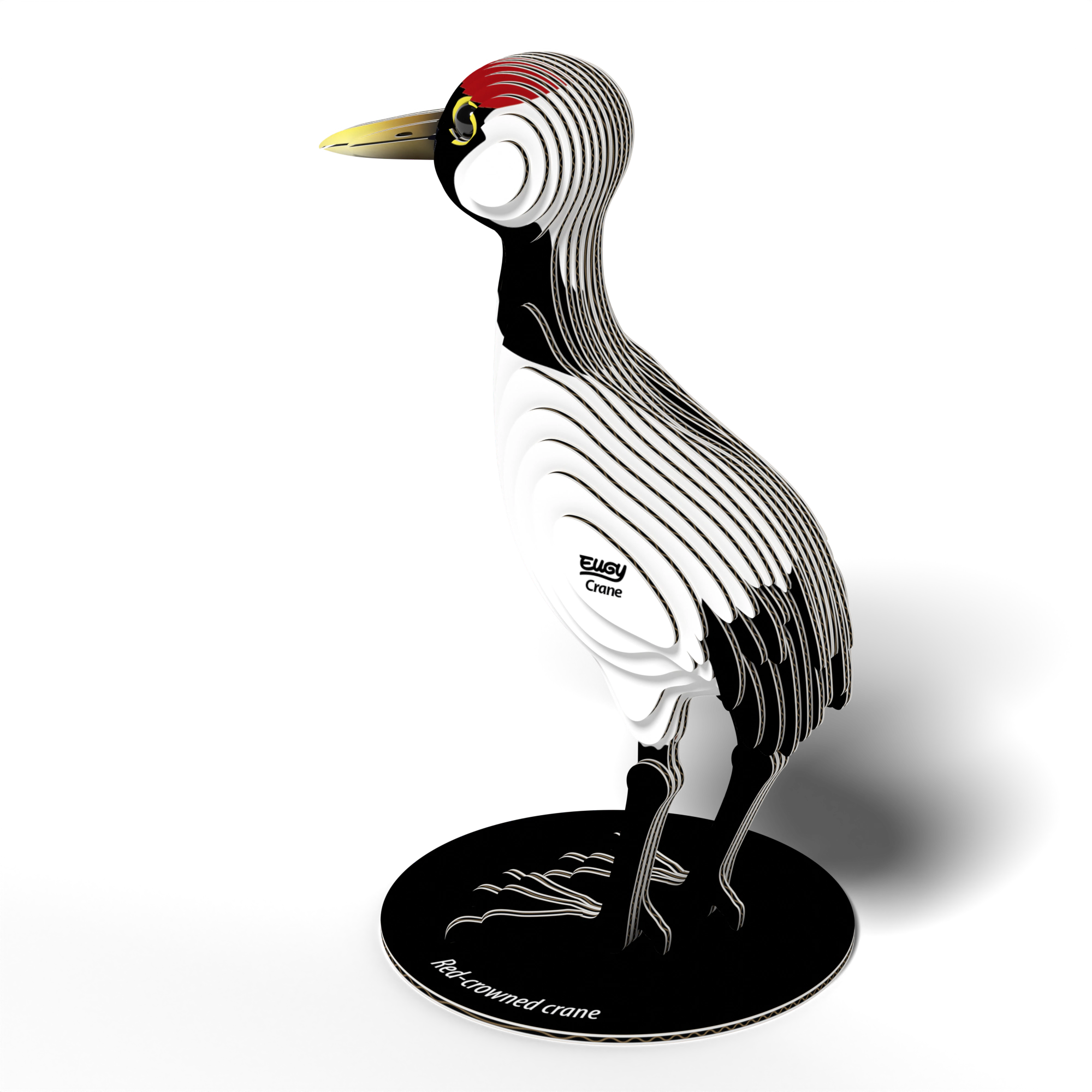 EUGY Crane 3D Puzzle - contains 35 puzzle pieces
