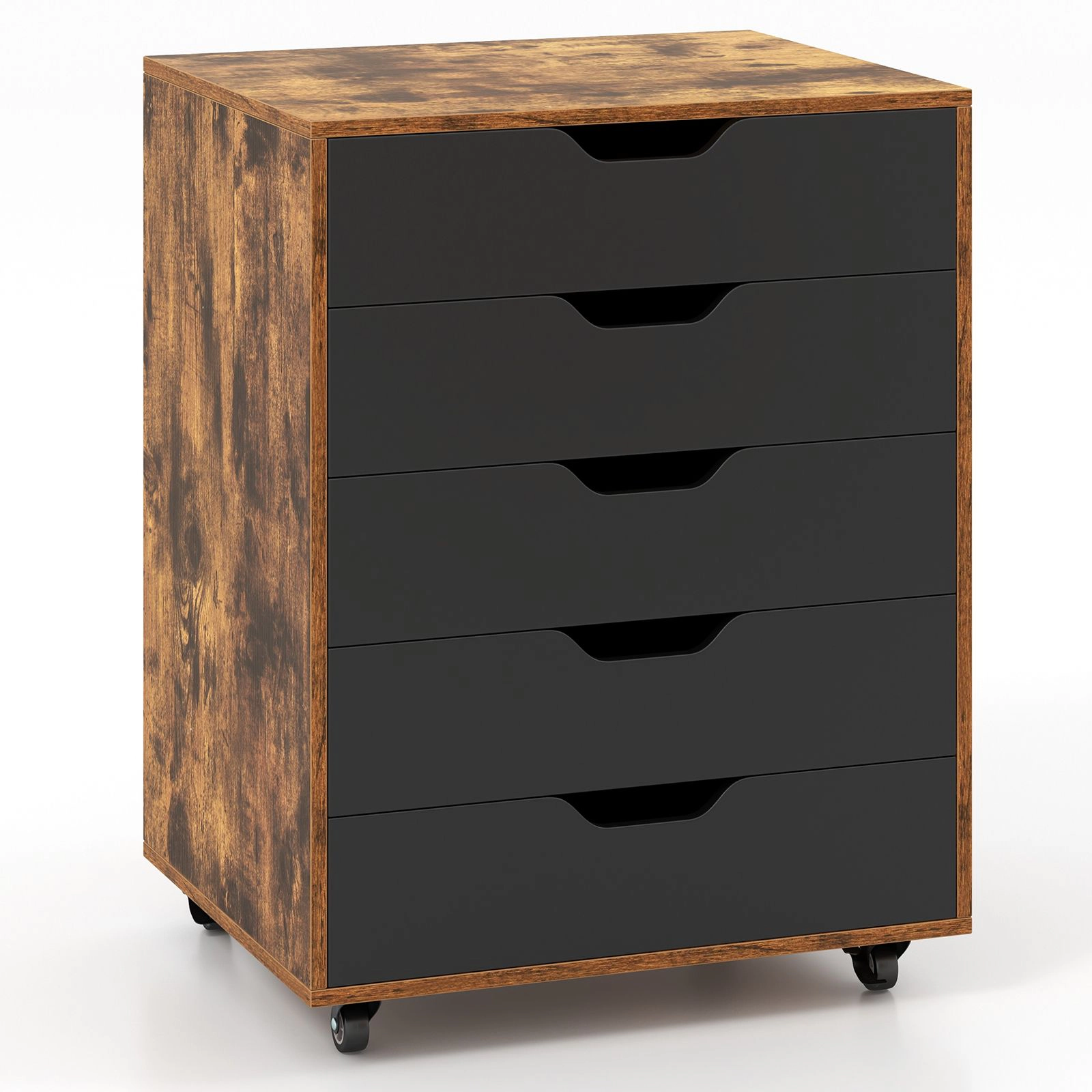 SlickBlue Office Storage Cabinet with Wheels & Spacious Drawer Organization