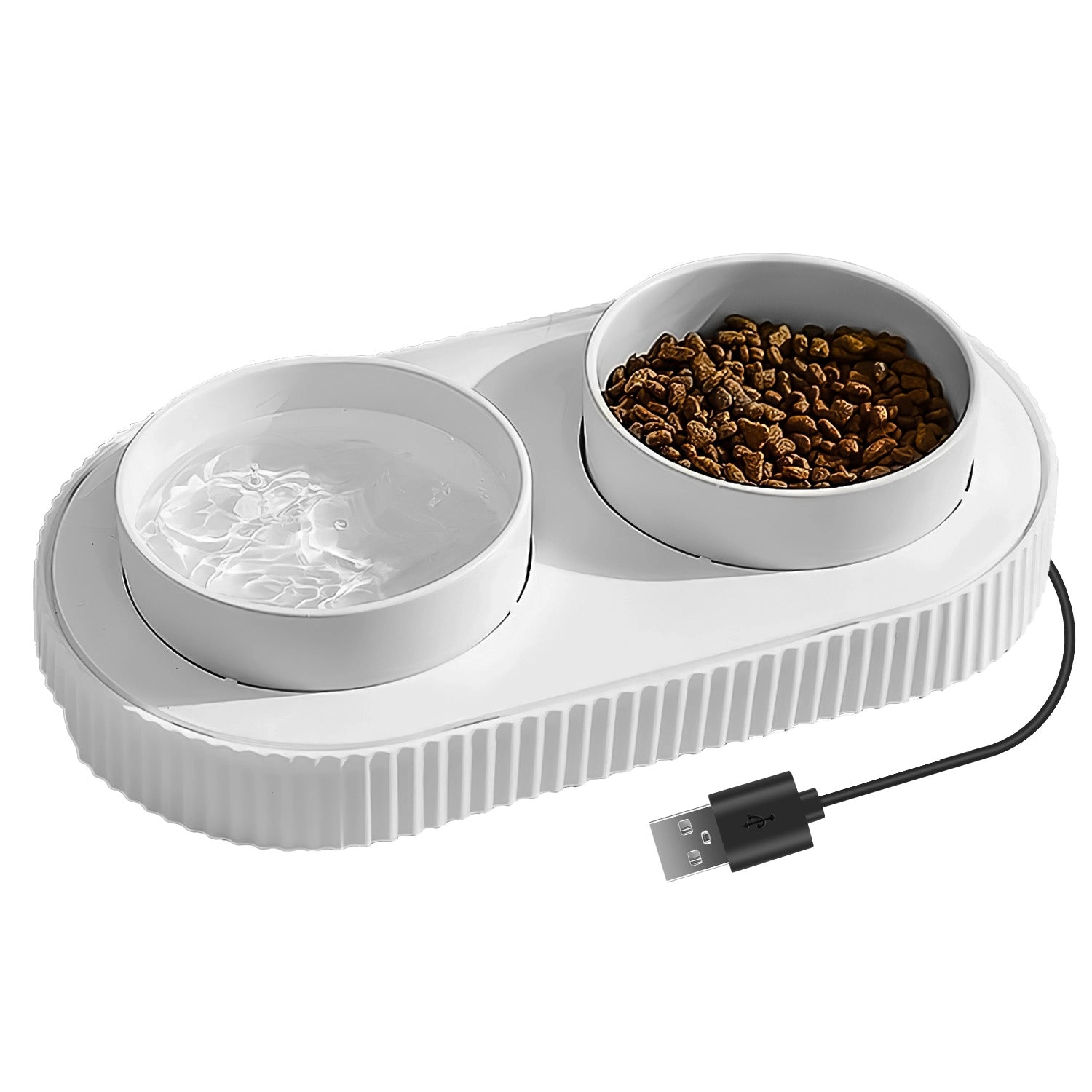 GBruno Ceramic Heated Pet Water Bowl