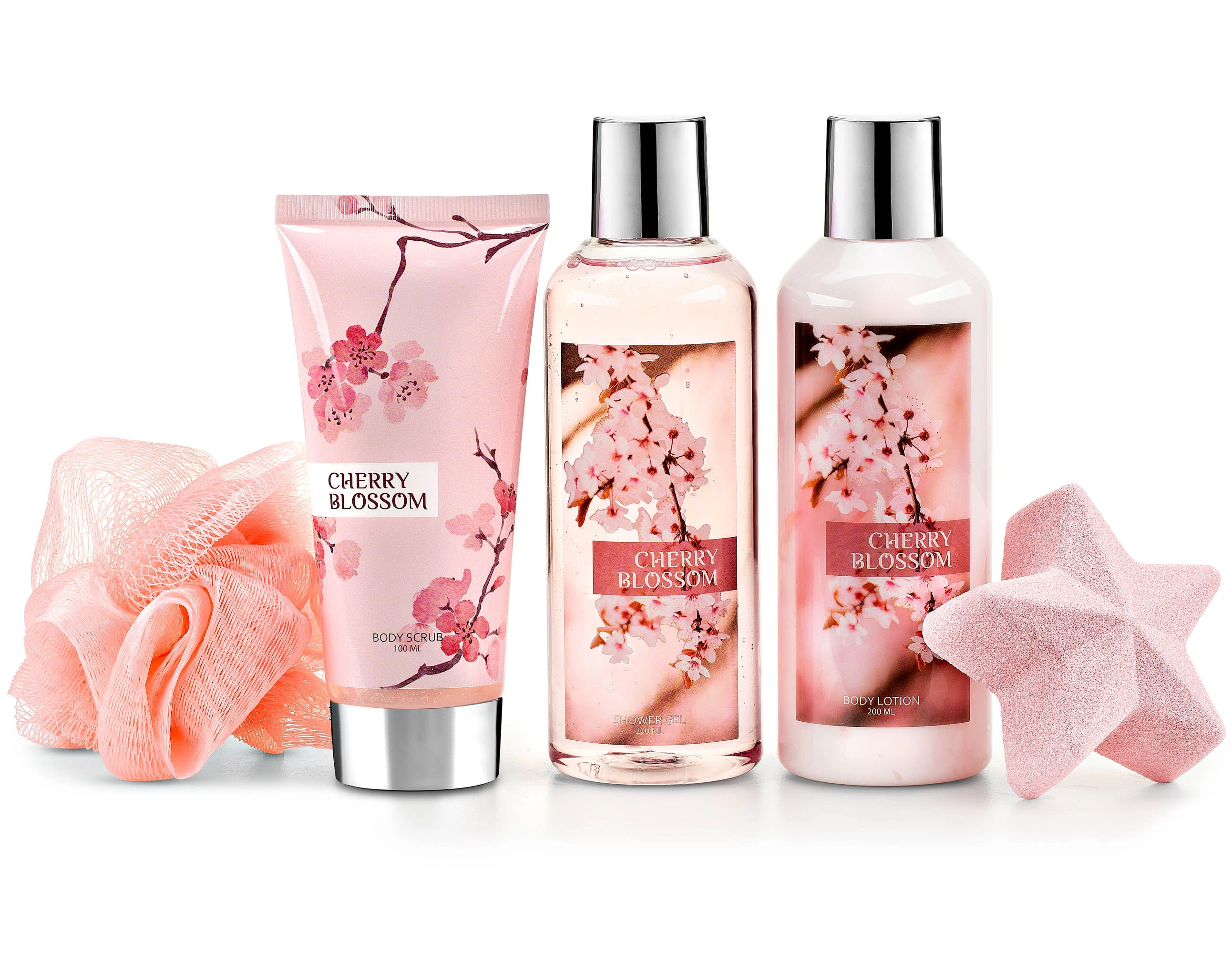 Freida and Joe  Women Japanese Cherry Blossom Bath & Body Collection Gift Box Valentine's Gift