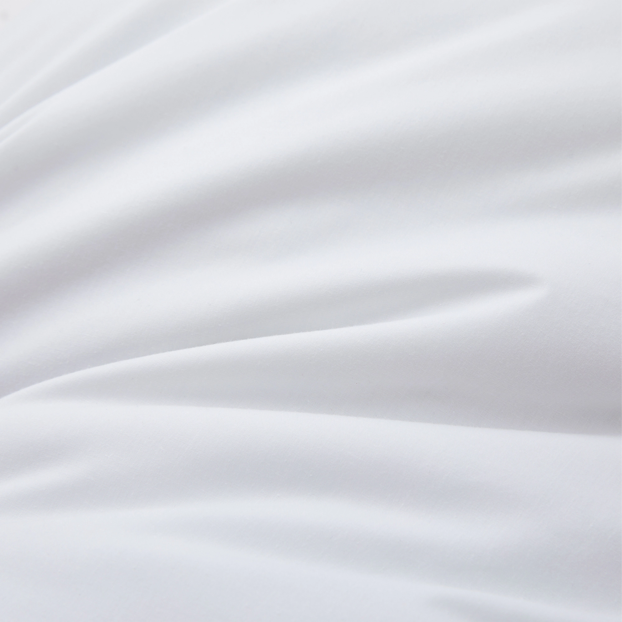 Unikome 233TC Cotton White Goose Feather Down Bed Pillows, Set of 2