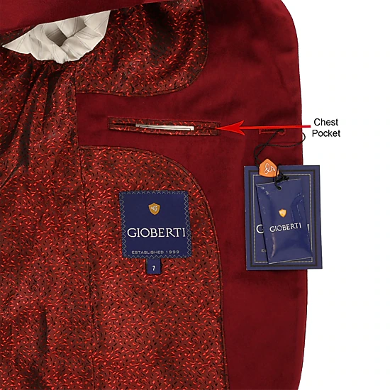 Gioberti Boy's Formal Velvet Blazer