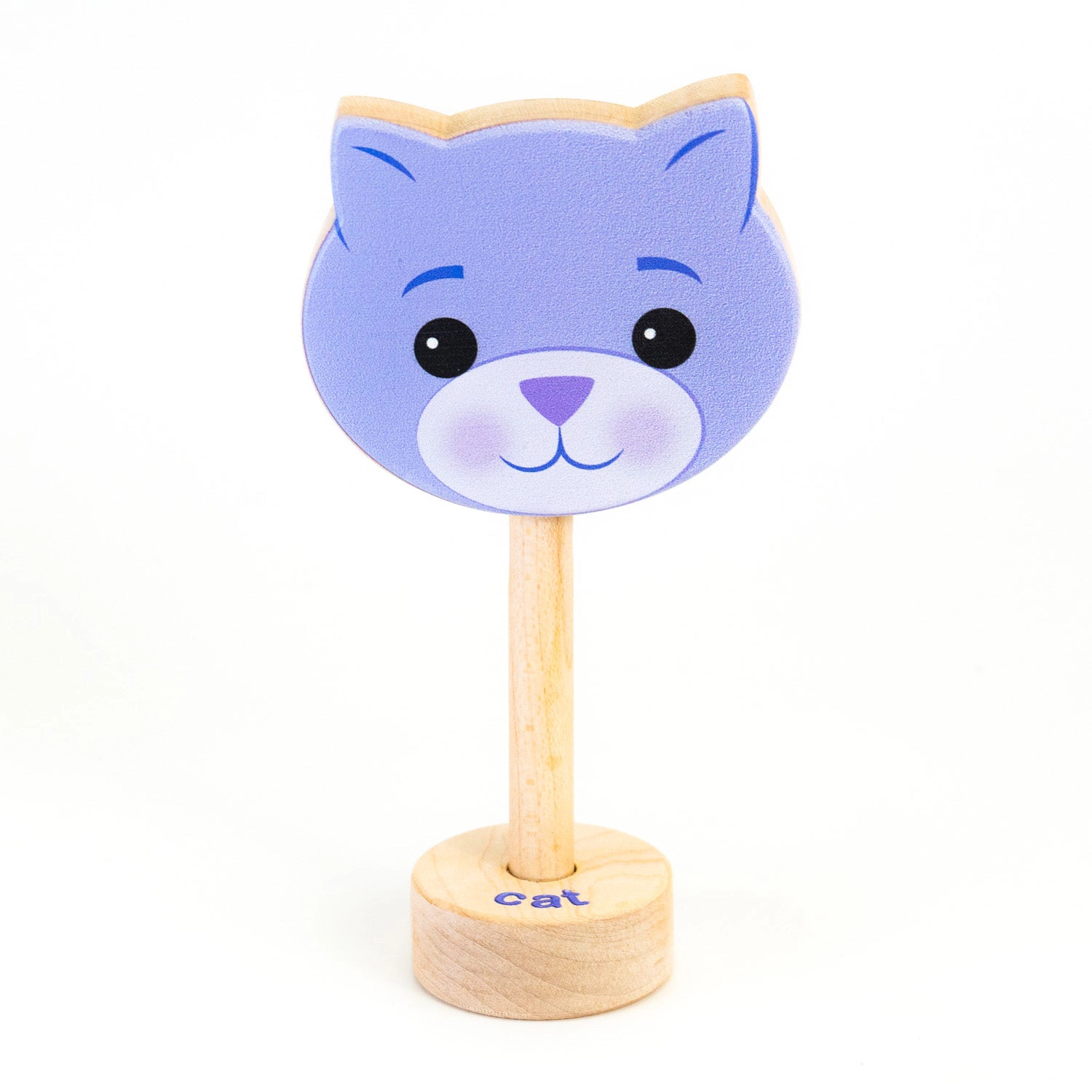 Grasp & Giggle Cat Rattle - Made in USA