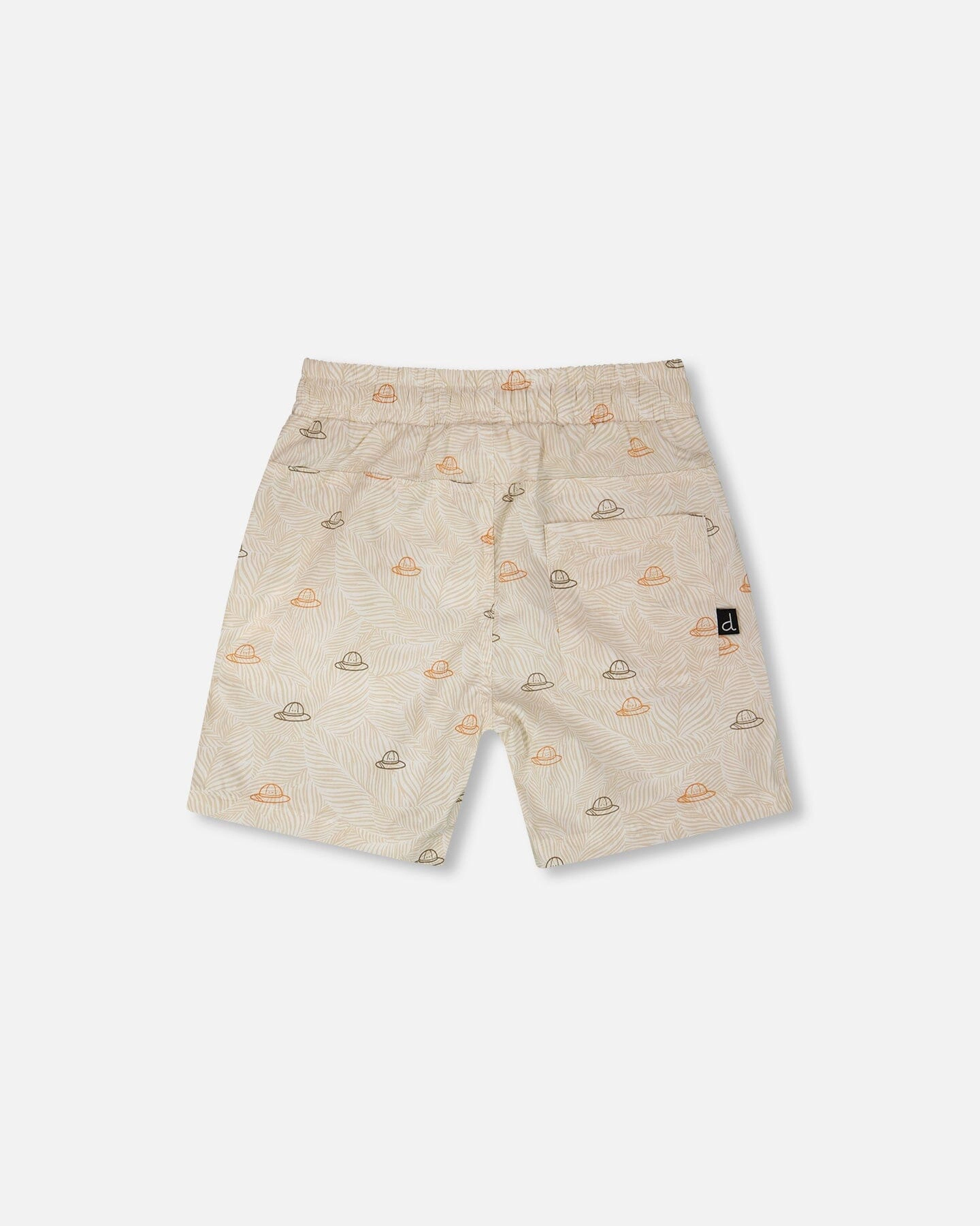 Deux par Deux Boys Poplin Shorts Safari Print