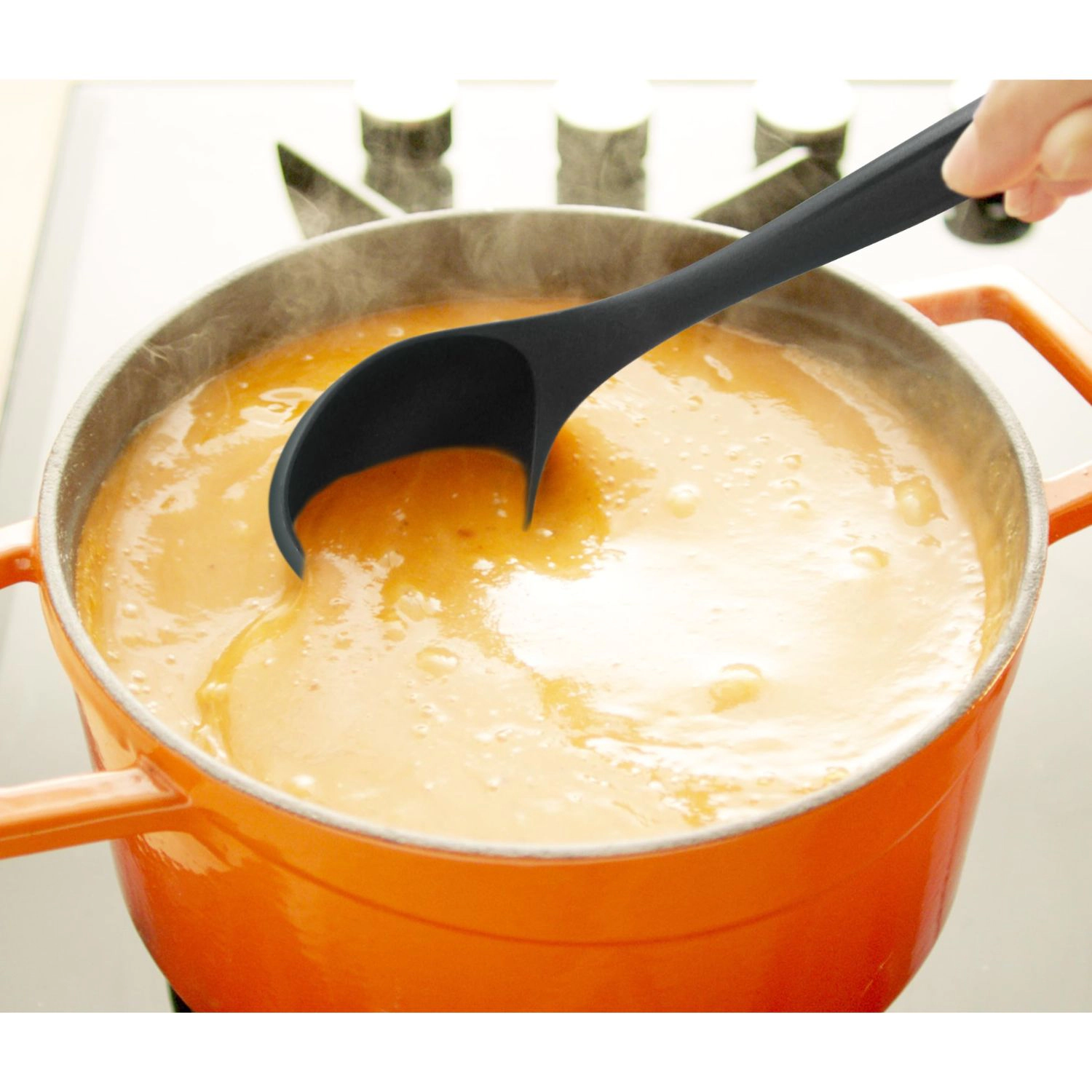 Zulay Kitchen Soup Ladle – Ergonomic, Heat-Resistant & Versatile for Serving Soup, Chili, Gravy More