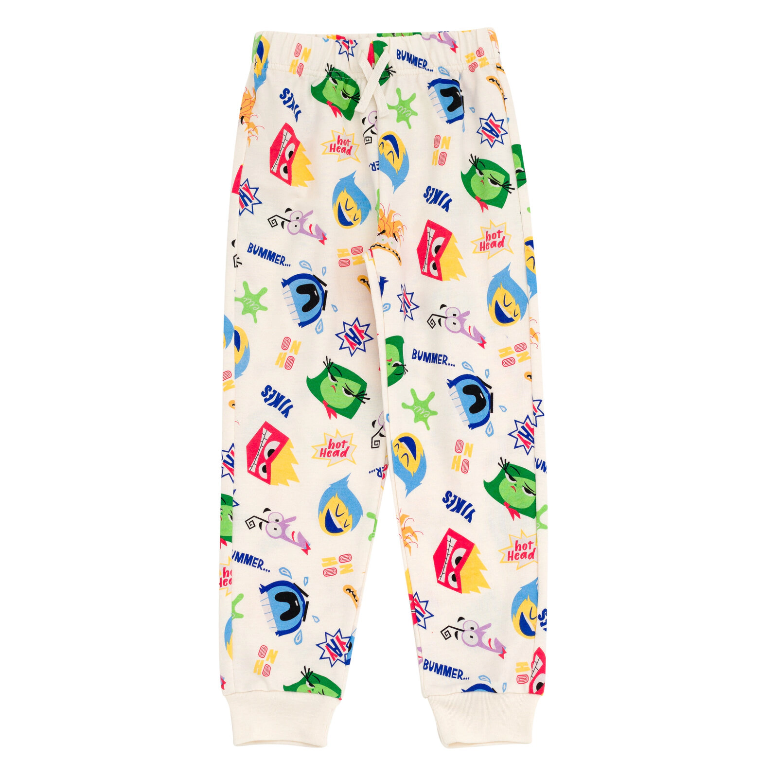 Disney Inside Out Girls' Zip-Up 2-Piece Hoodie and Pants Set