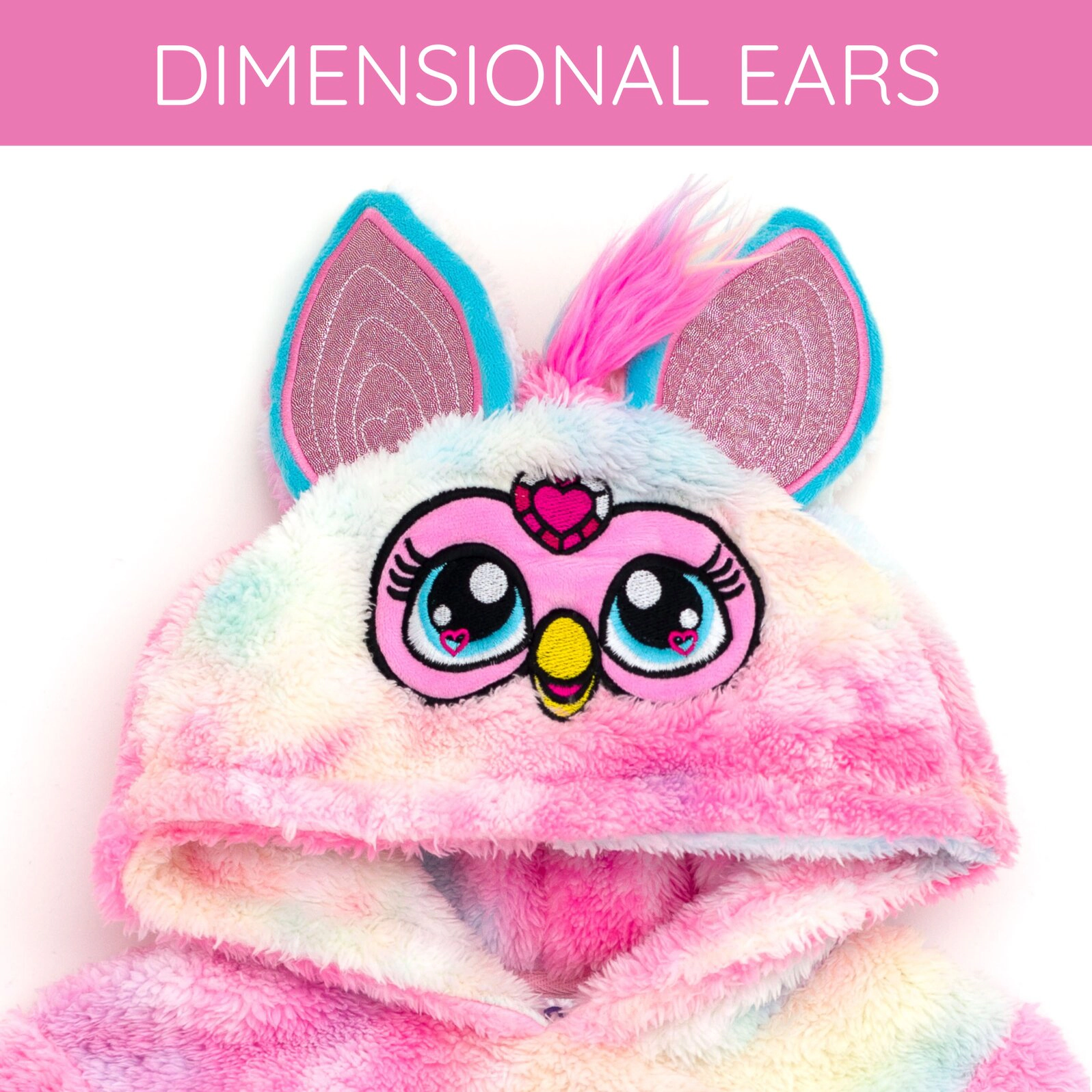 Furby Girls' Cosplay Fleece Hoodie