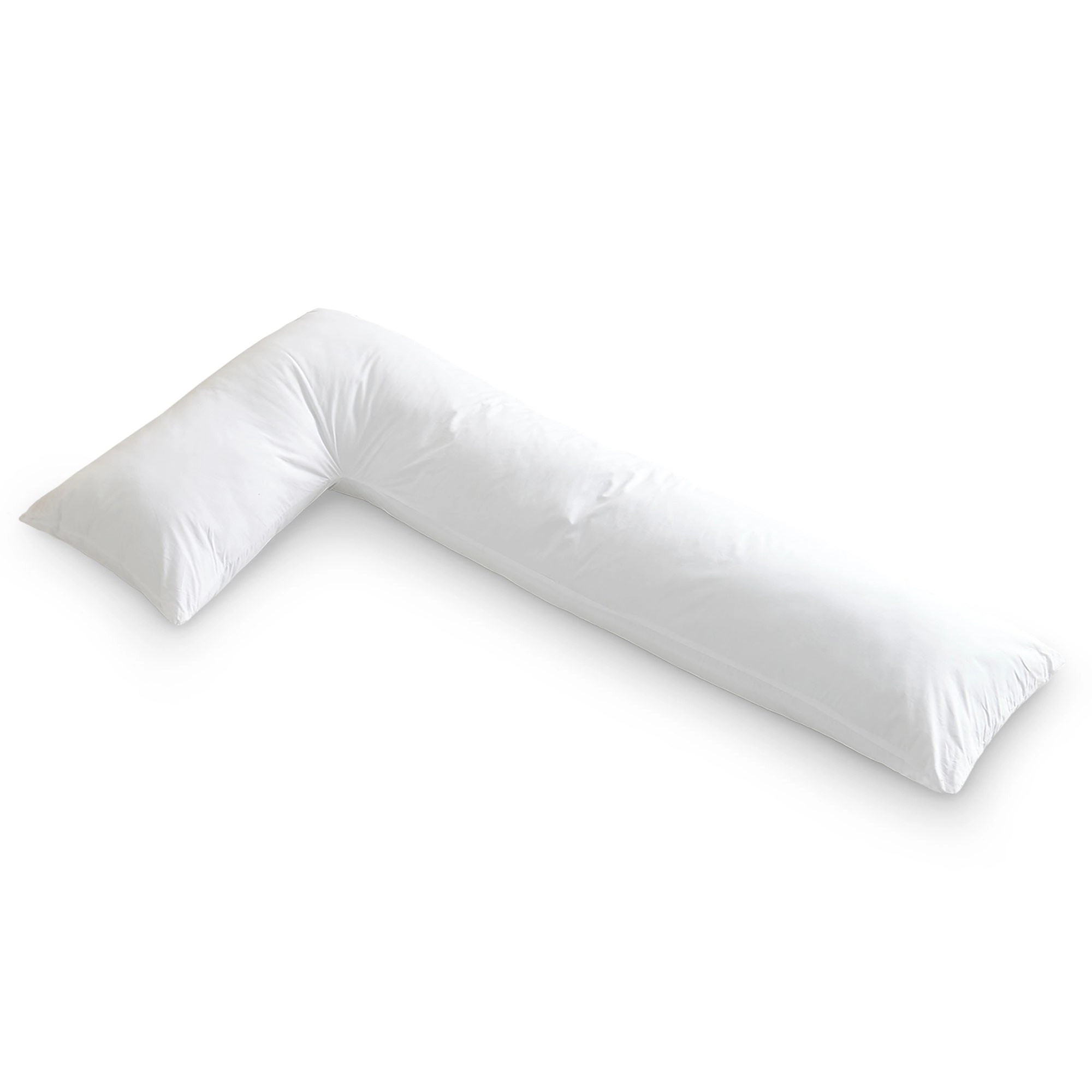 Cheer Collection L-Shaped Body Pillow for Pregnancy & Back Support with Cover