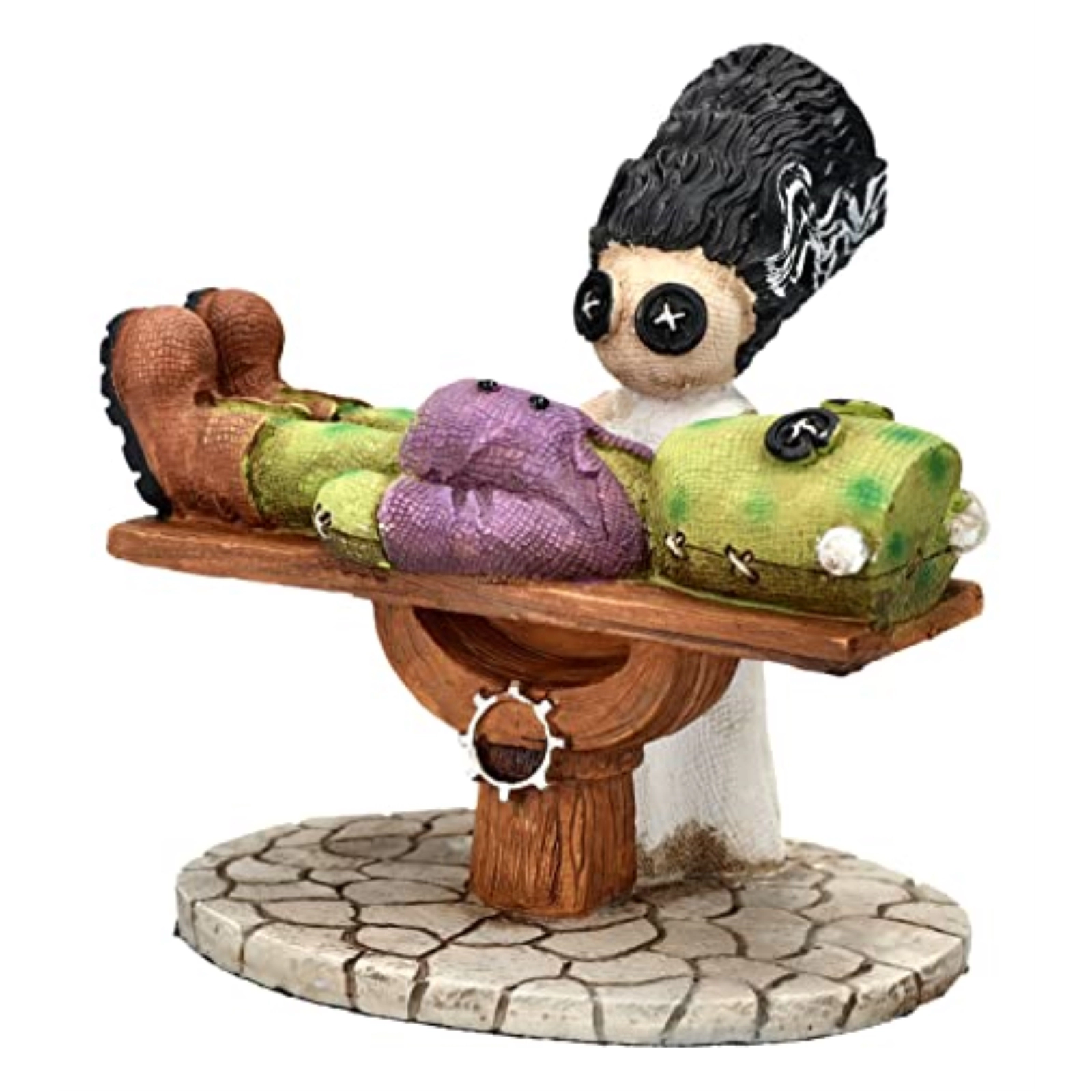 Pacific Giftware Pinhead Monsters Giving Life Frankenstein and Bride Statue Figurine 4.5 inch by Ruben Macias