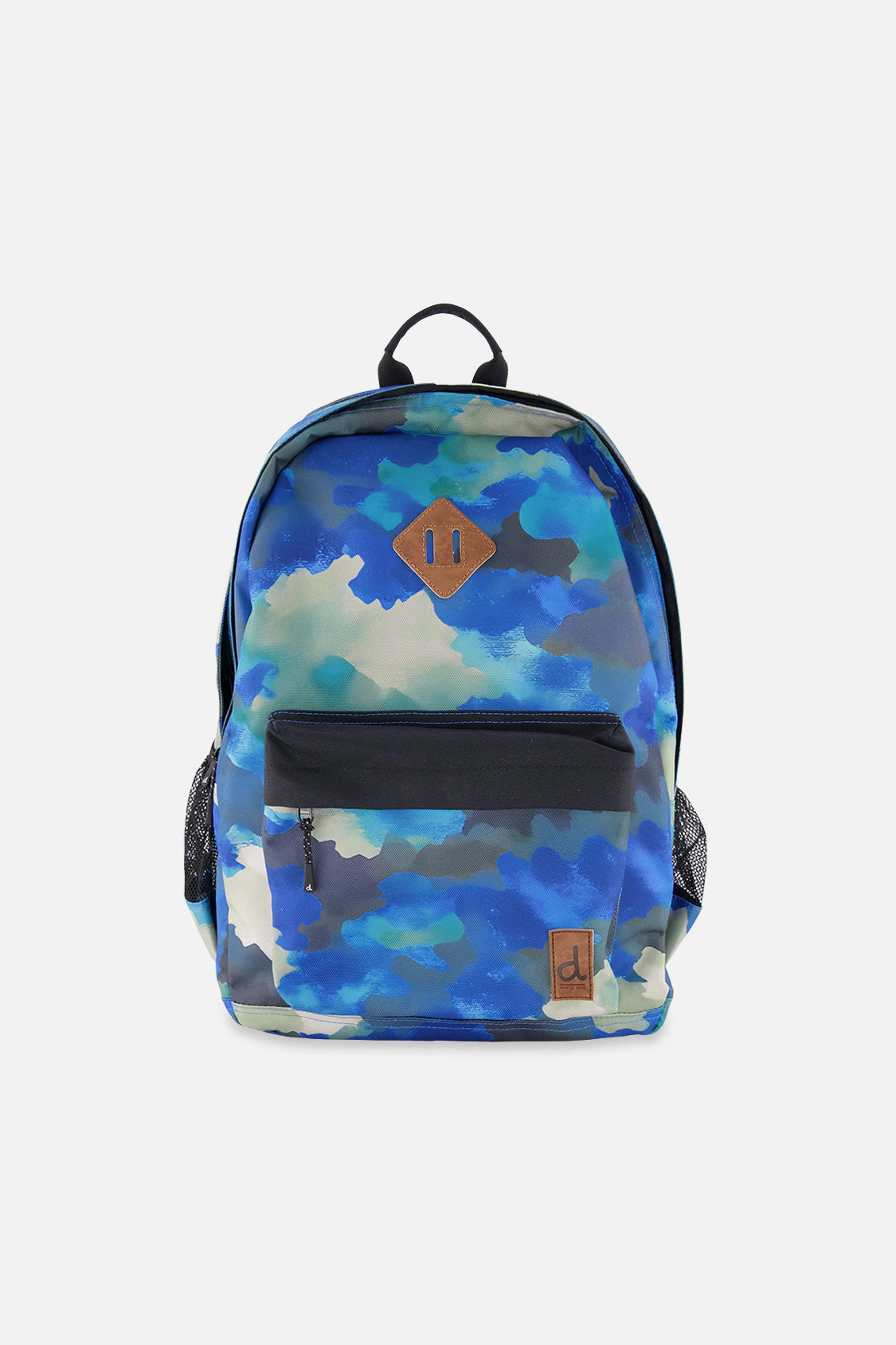 Deux par Deux Boys Camouflage Print Two-Compartment Backpack with Padded Laptop Sleeve